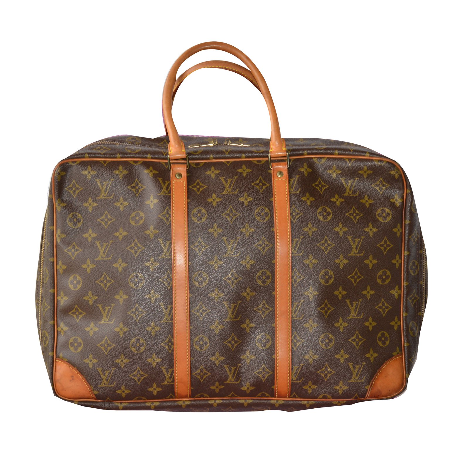 Louis Vuitton Sirius 45 suitcase Brown Cloth ref.71621 - Joli Closet