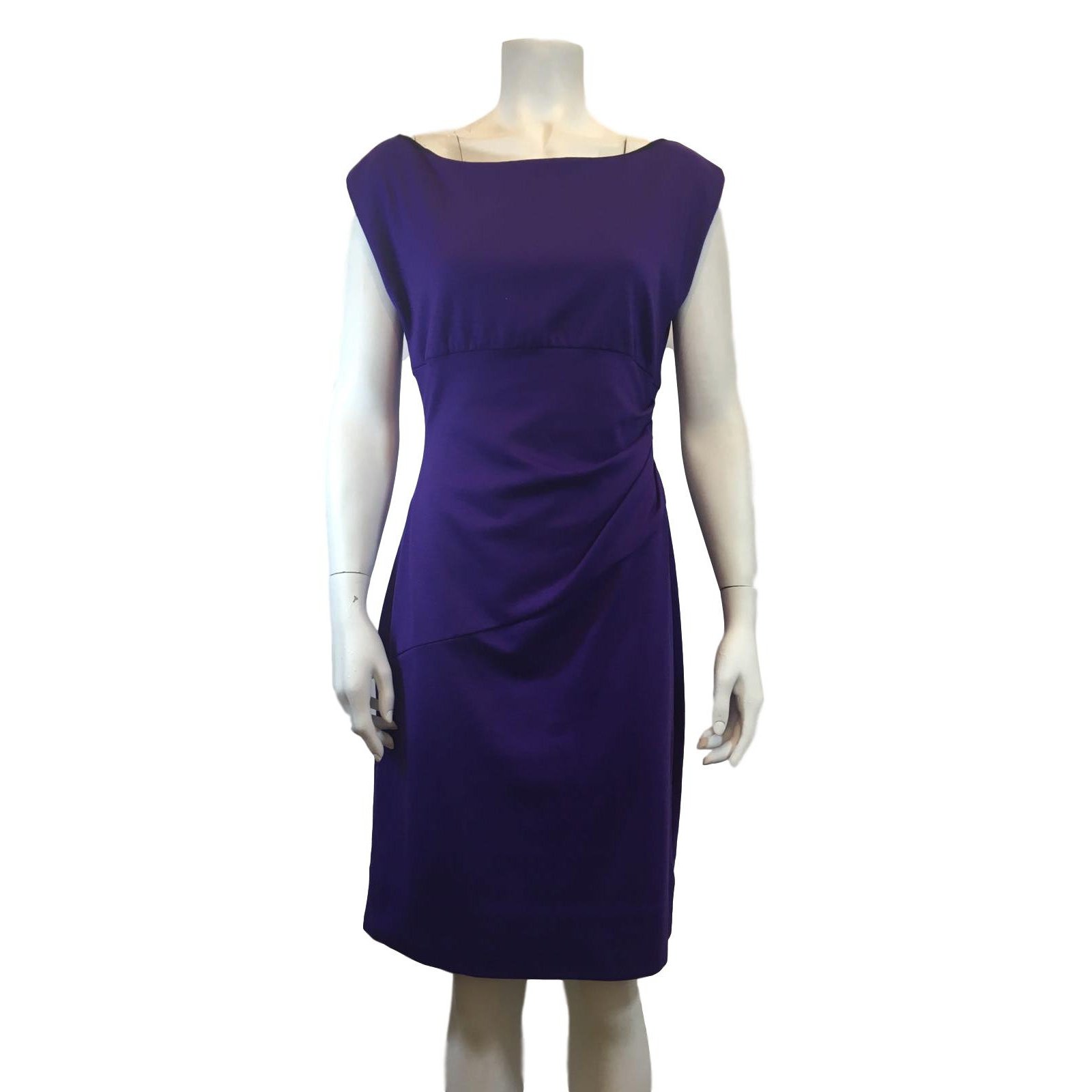 dvf purple dress
