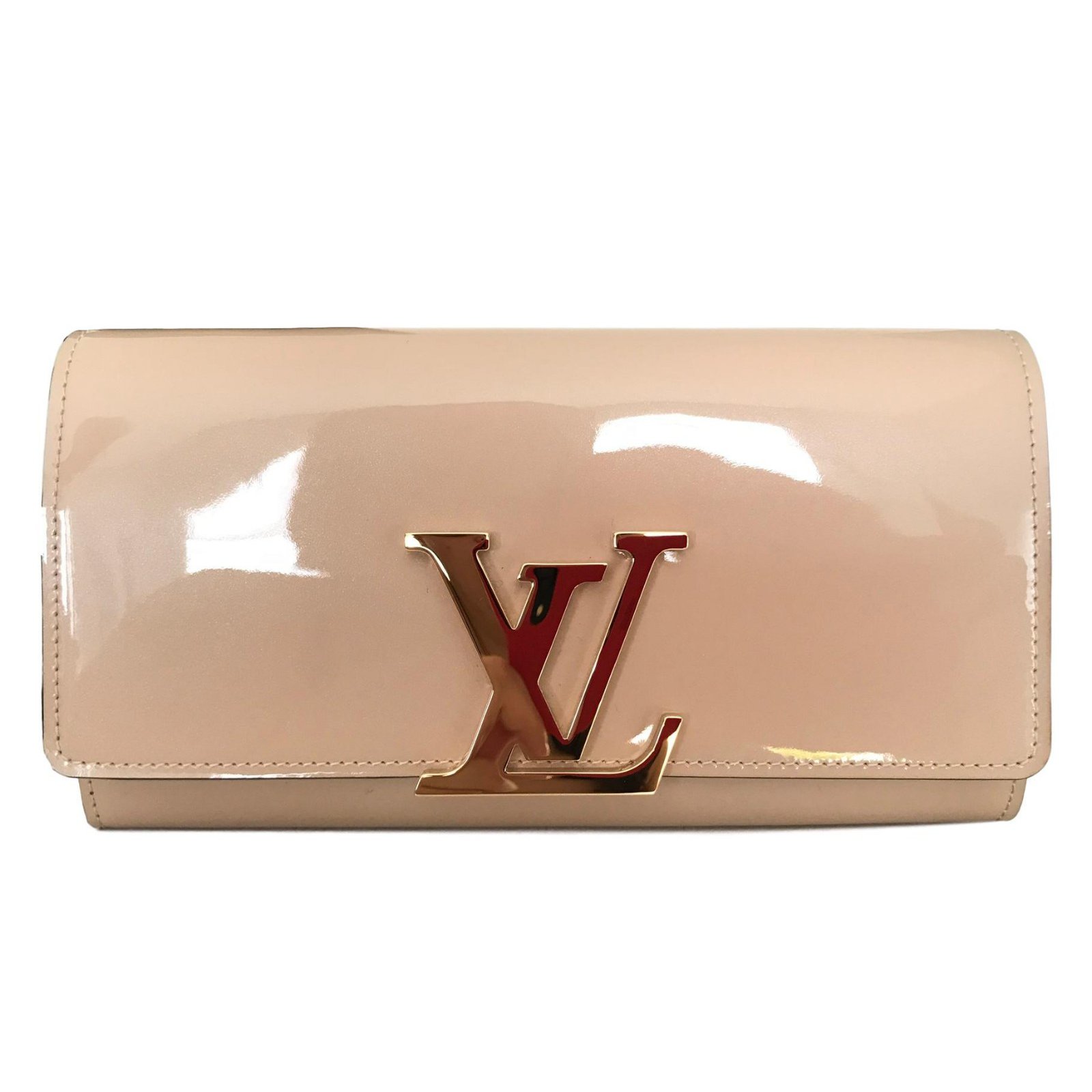 Louis Vuitton billetera doble monograma beige monograma lienzo usado T18040
