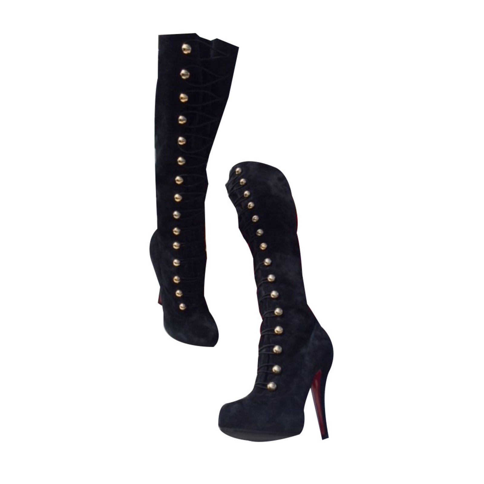 louboutin military boots