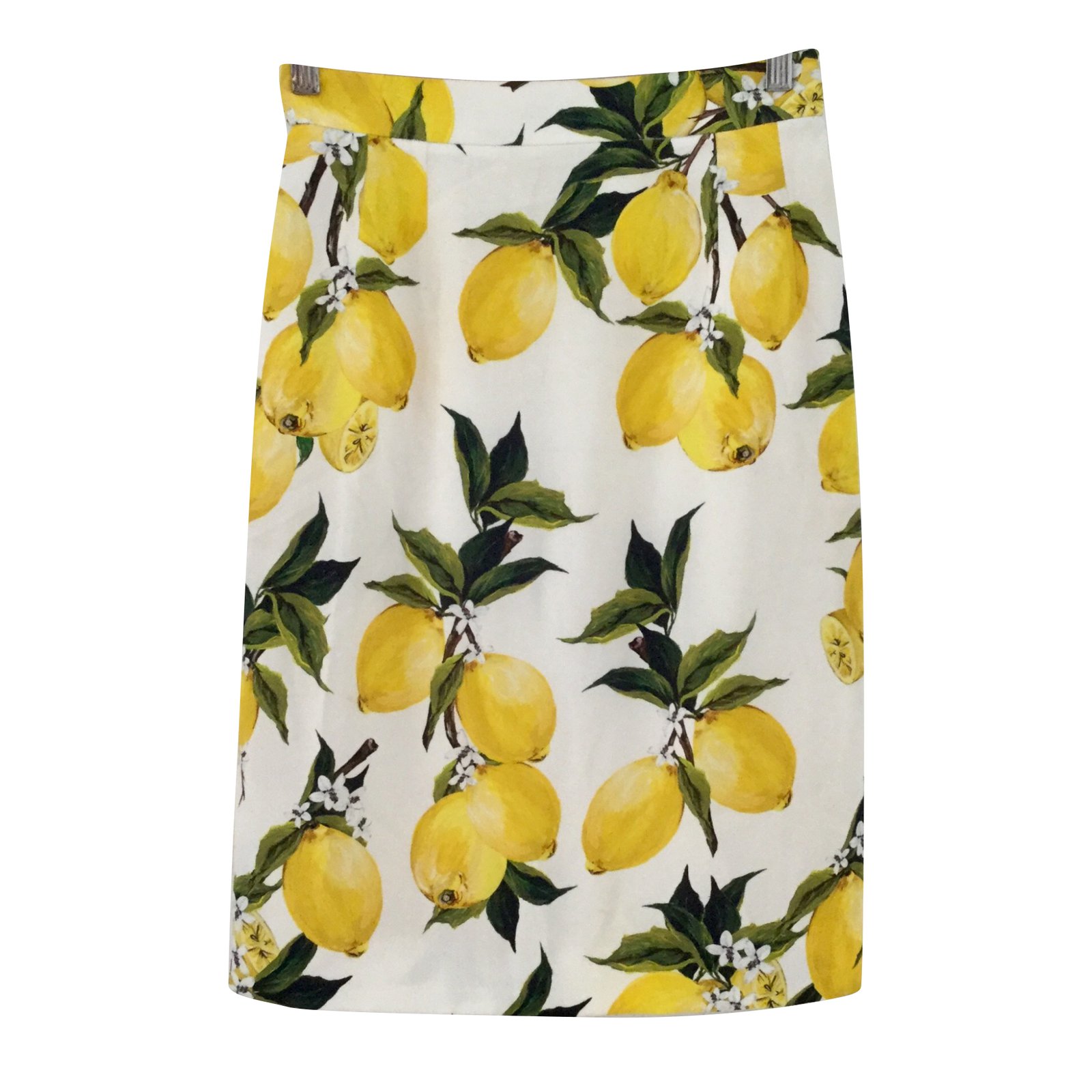 dolce and gabbana lemon skirt