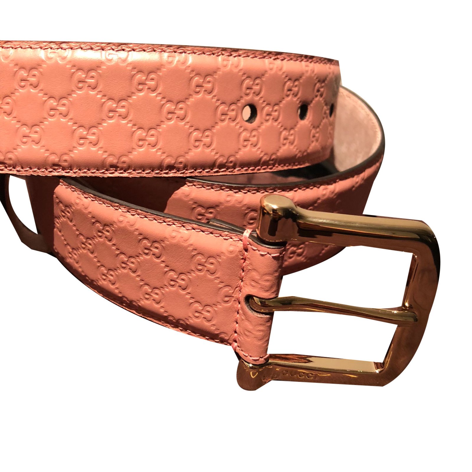 pink gucci belts