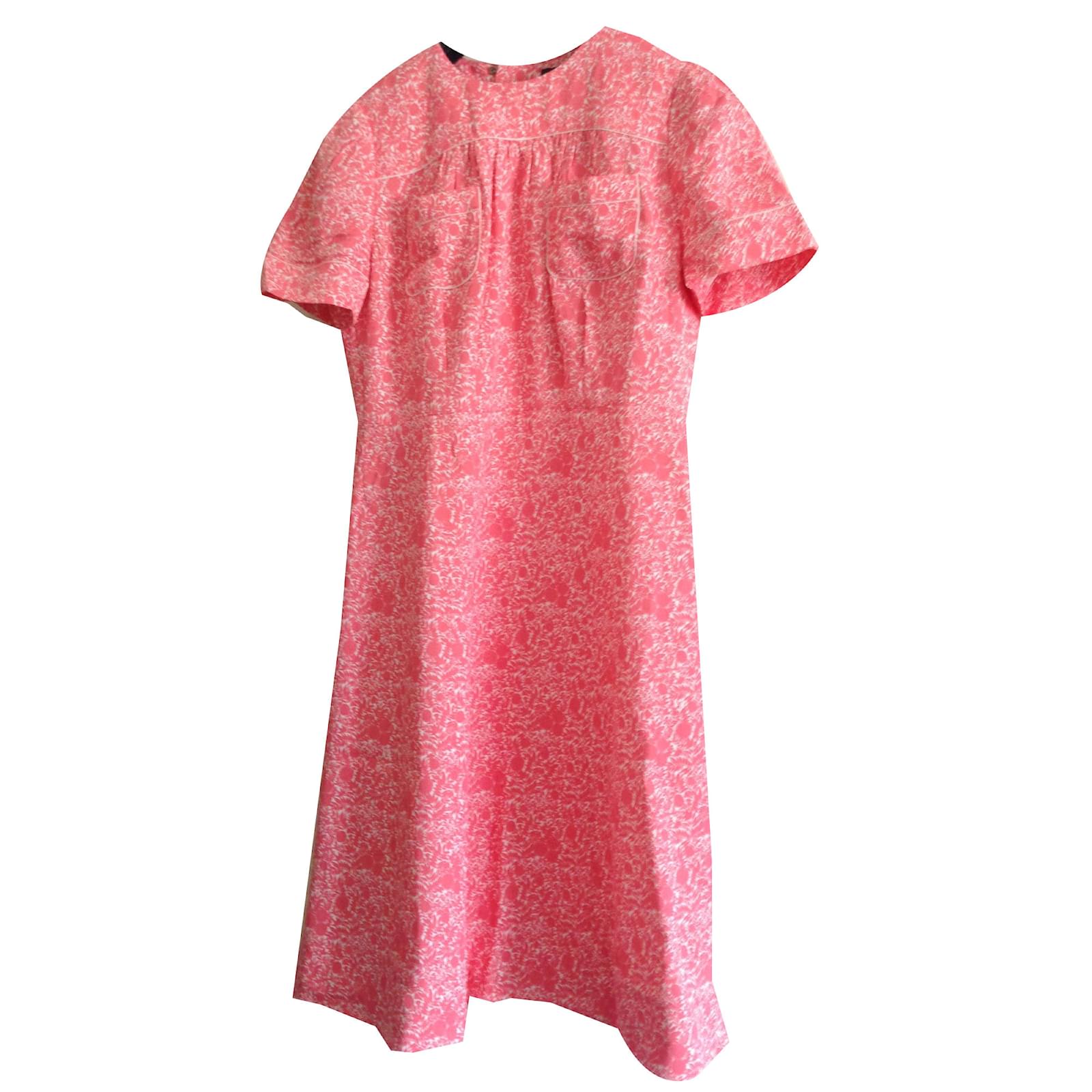 strapless open back dress Carolina Herrera Floral Pailette Embellished Tulle Maxi Dress Pink Siz –  Celebrity Owned main image 1