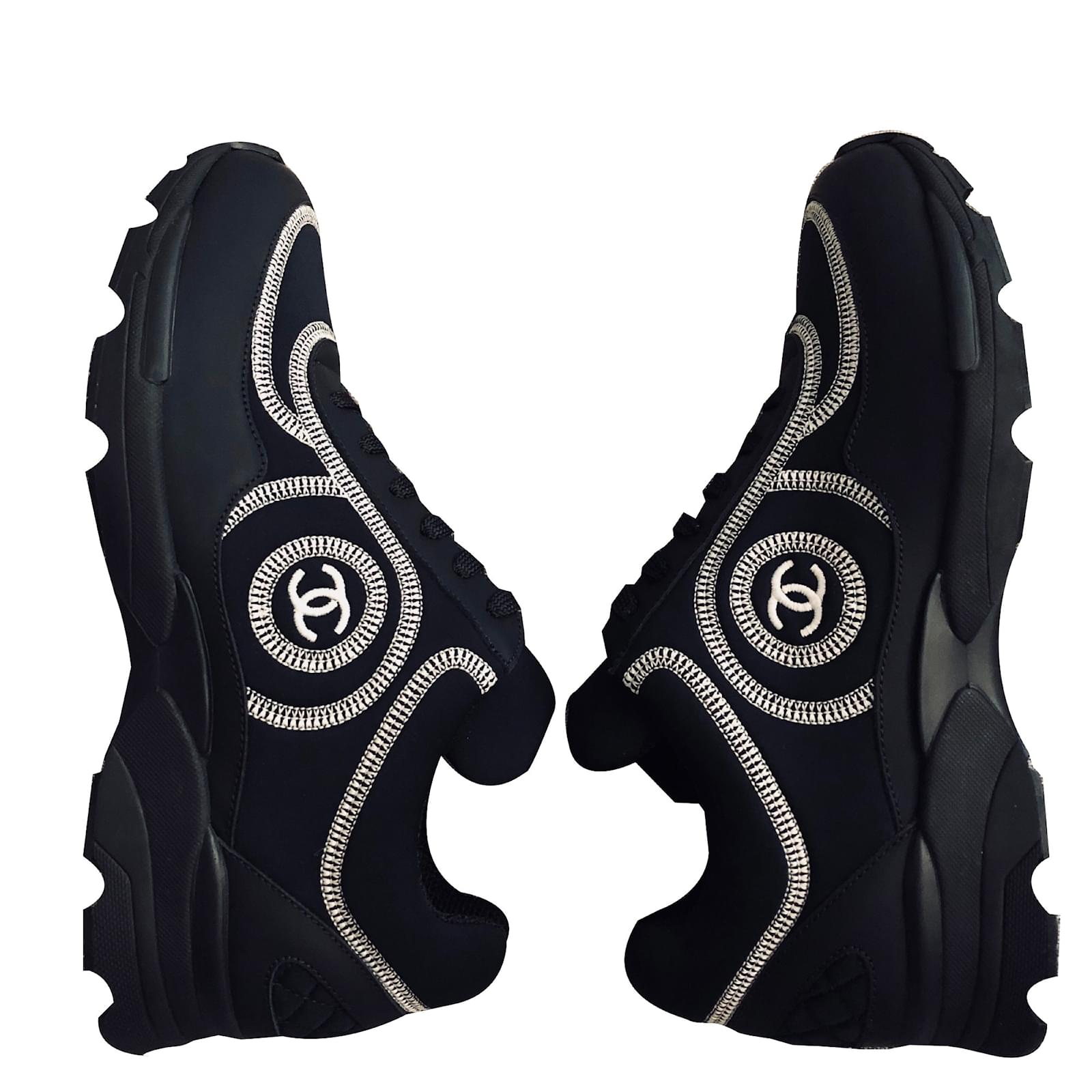 tenis chanel preto feminino