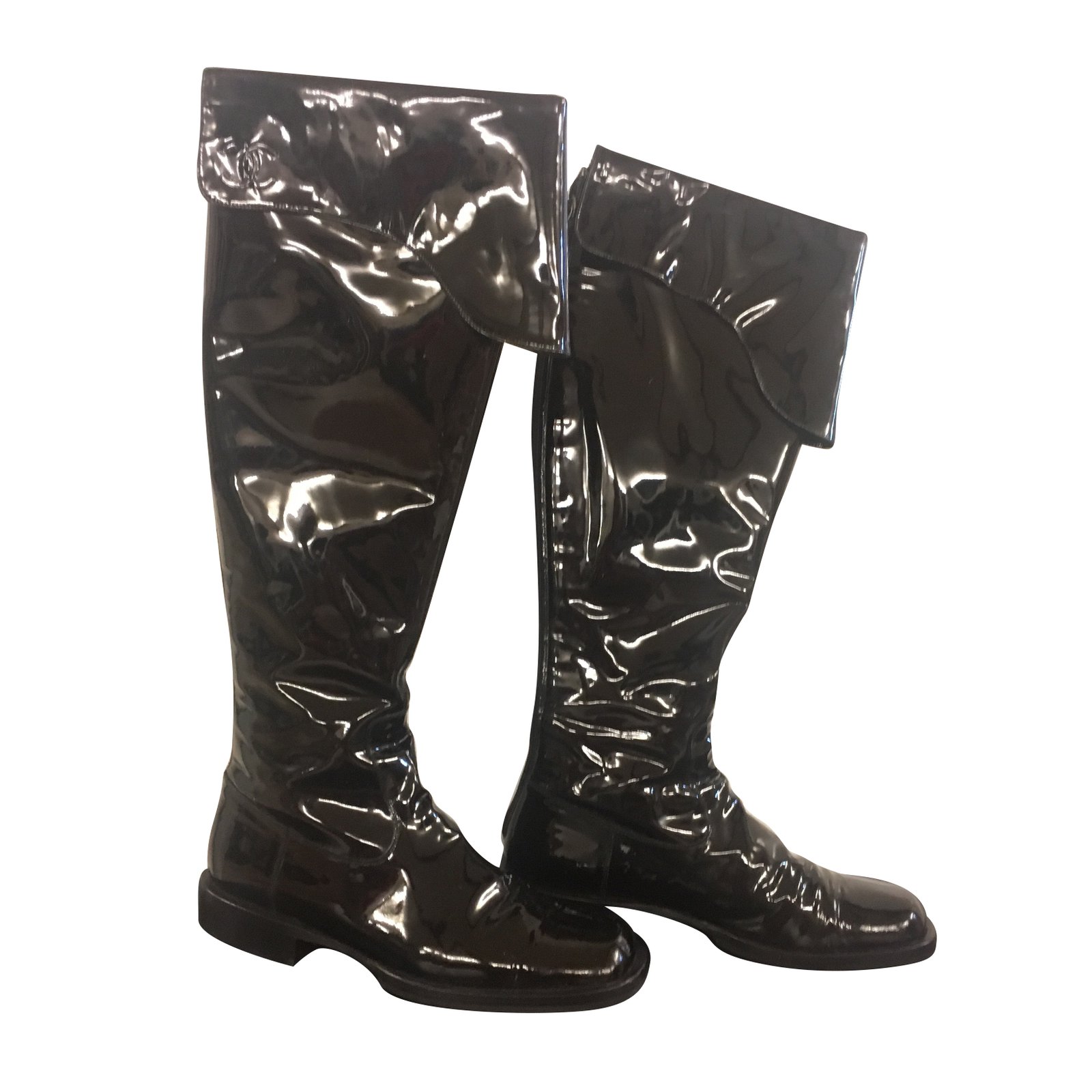 chanel rain boots 2018