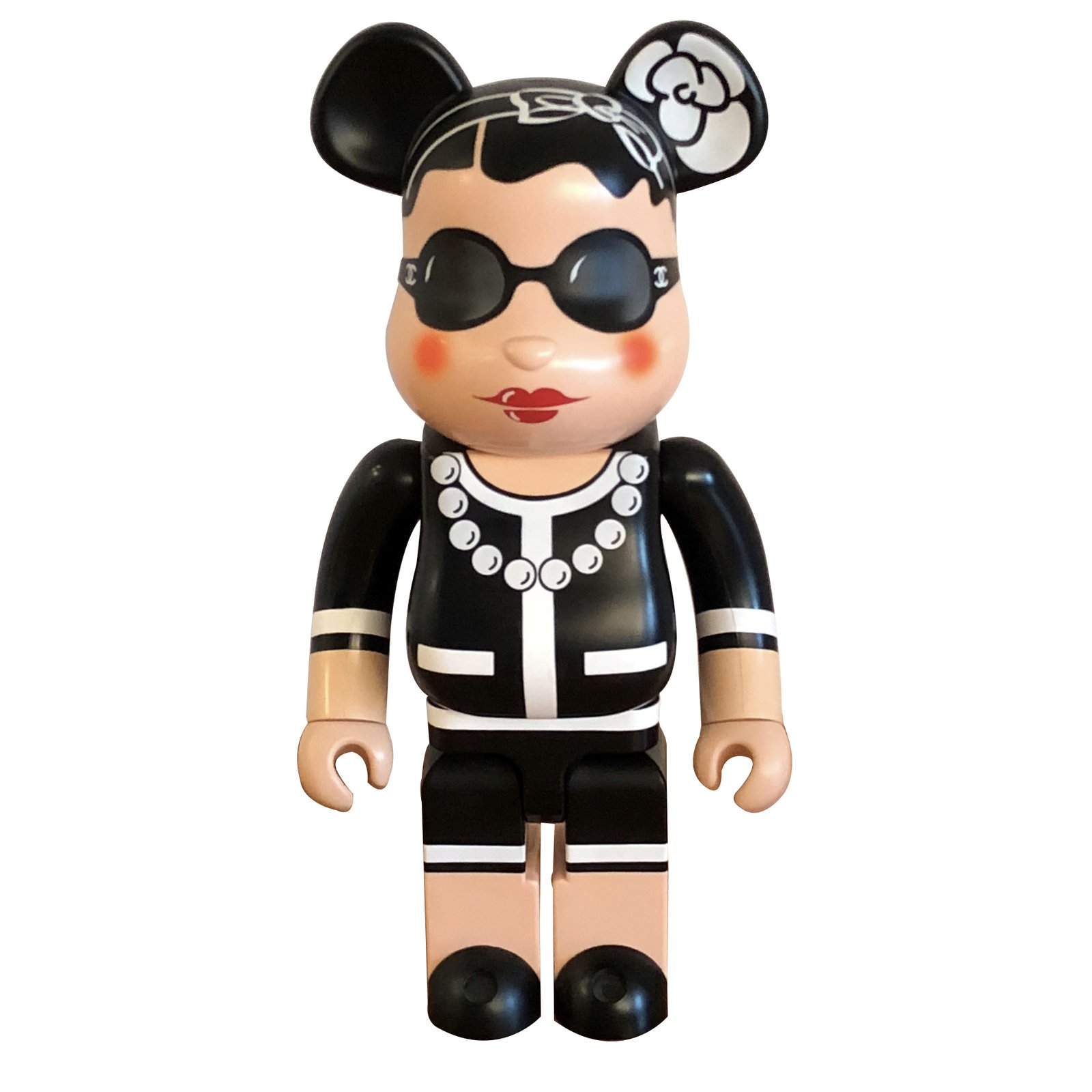 Bearbrick Chanel 1000% Black Plastic ref.74740 - Joli Closet