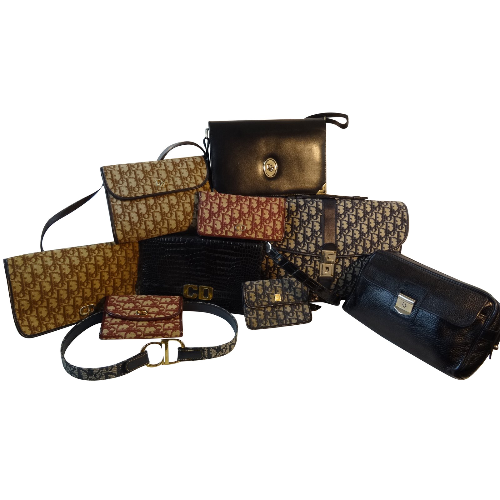 Christian Dior Bag set Handbags Cloth 
