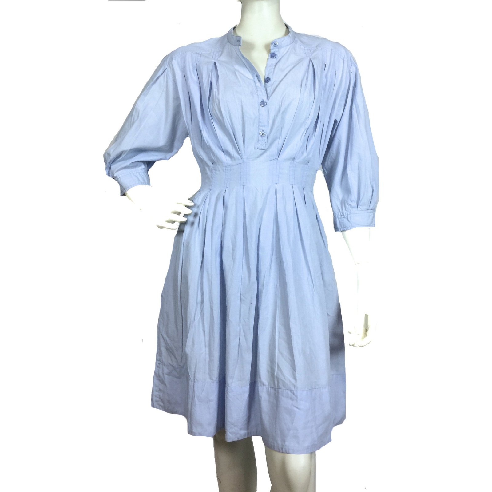 Bruuns Bazaar Cotton shirt dress Blue ref.75119 - Joli Closet