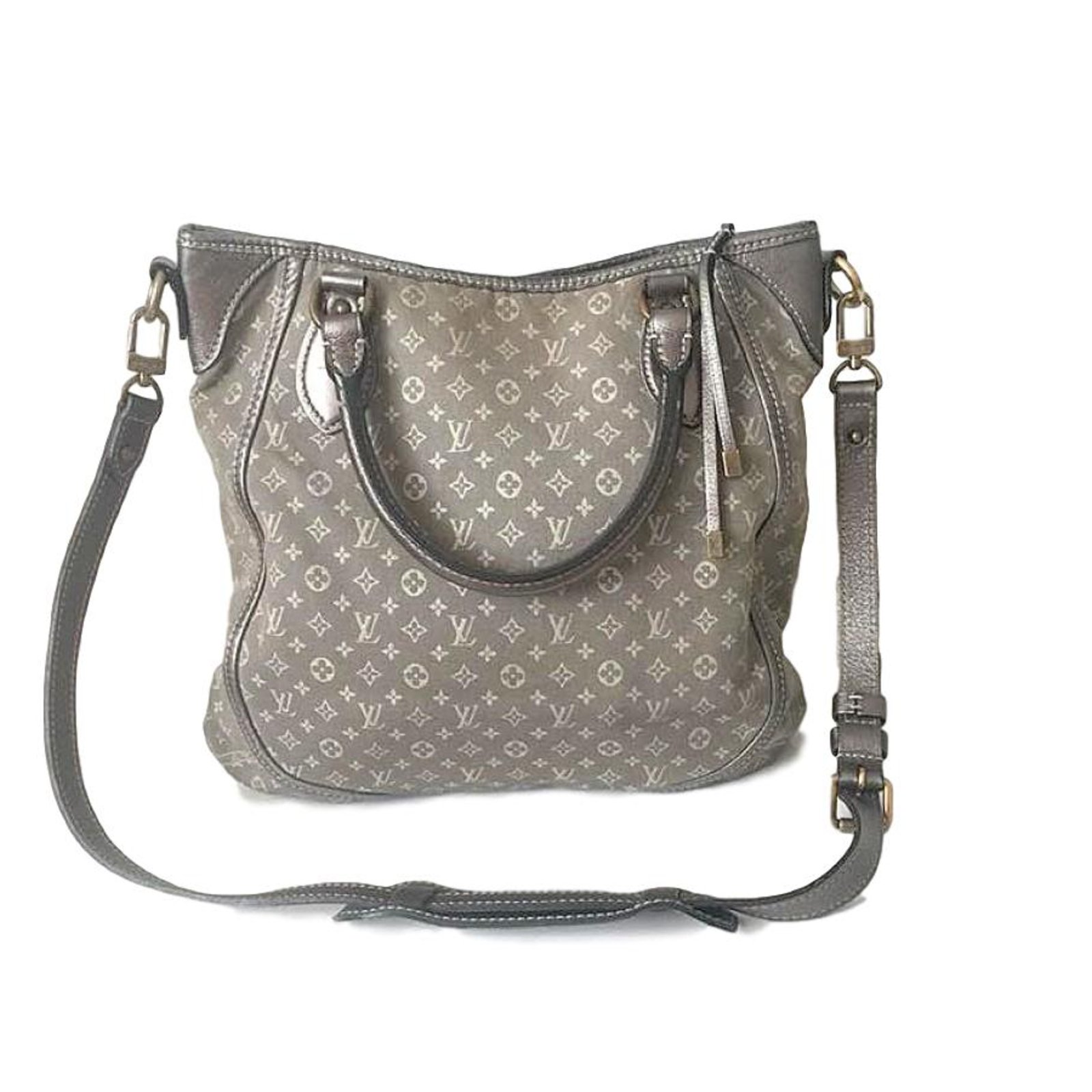 Louis Vuitton Handbags Grey Cotton ref.75924 - Joli Closet