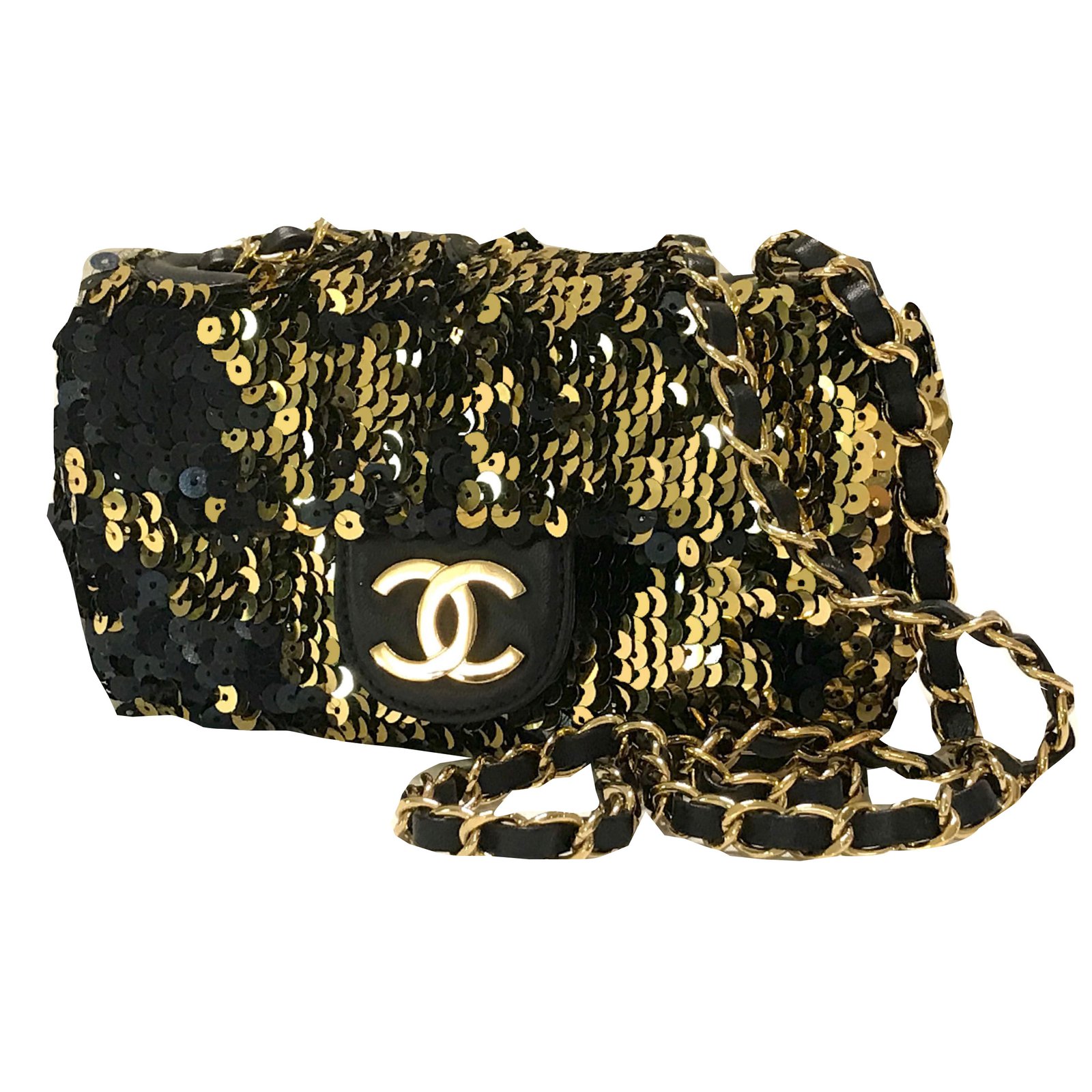 Chanel Mini flap bag Golden ref.76205 - Joli Closet