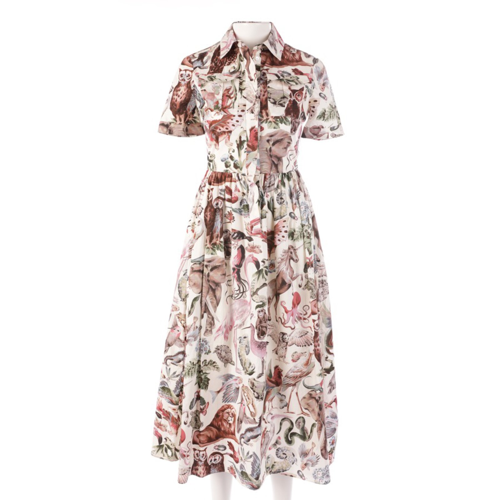animal print valentino dress