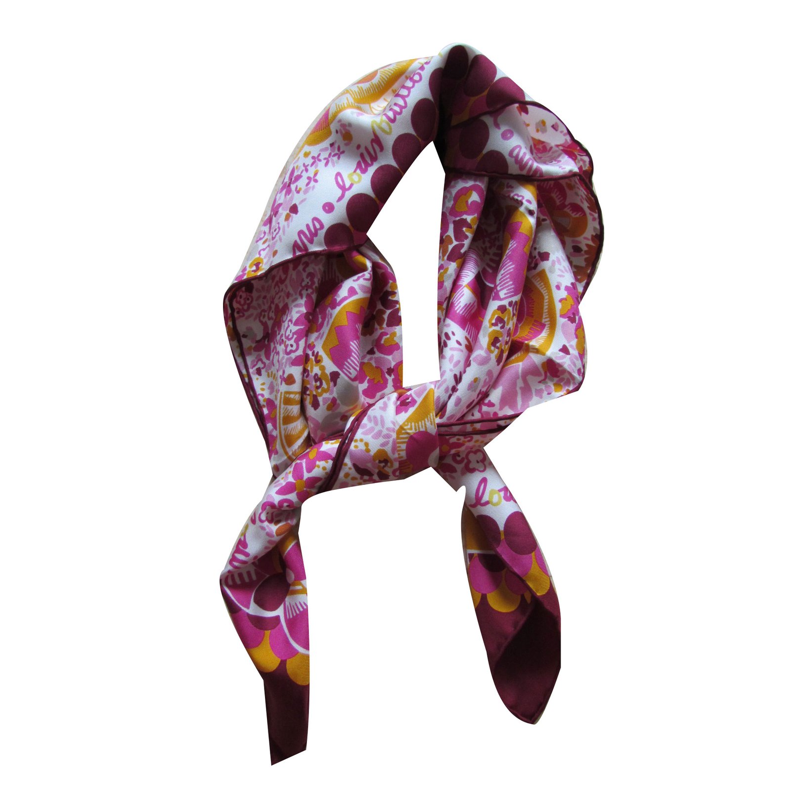 Louis Vuitton Silk scarves Multiple colors ref.76678 - Joli Closet