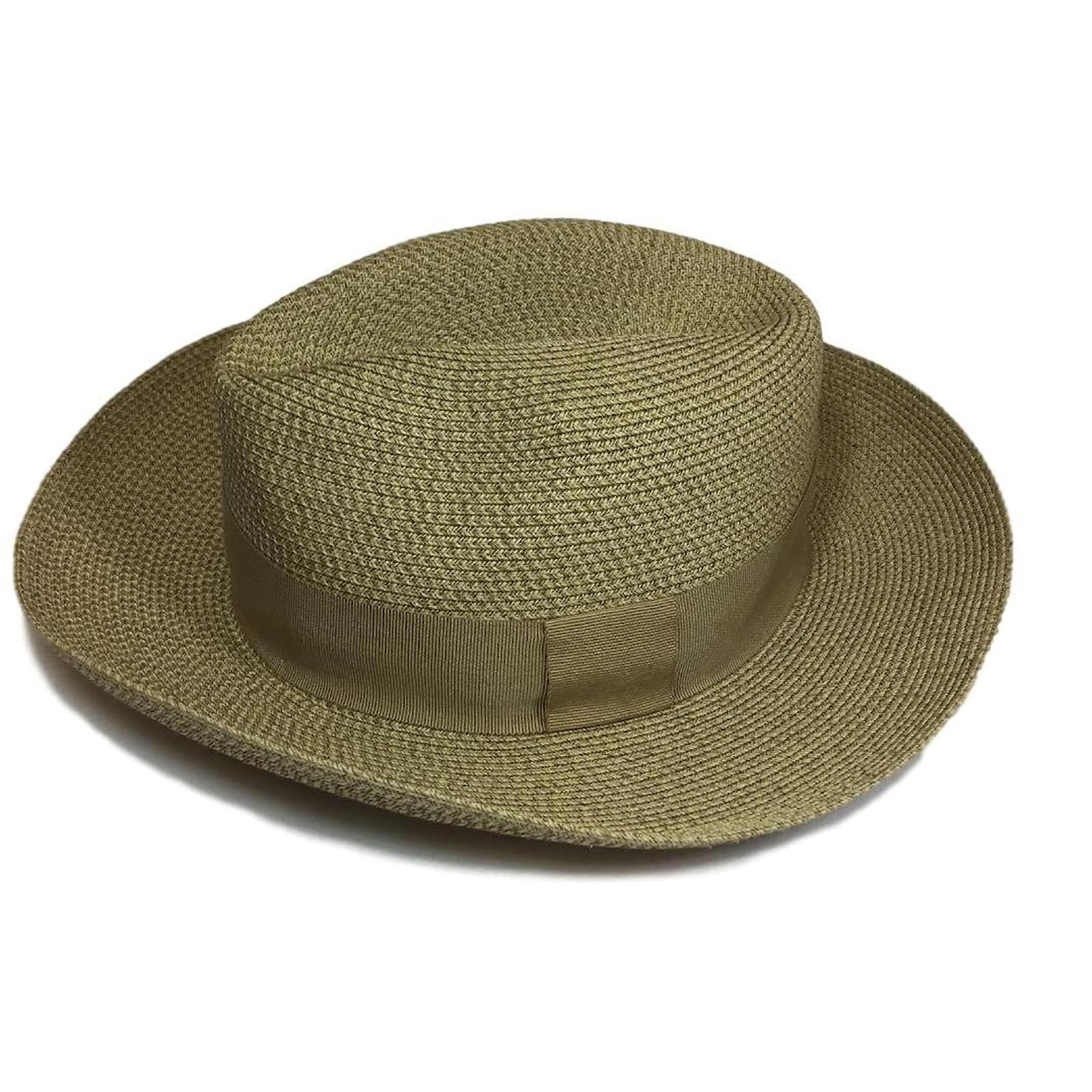 Hermès cappello Beige Paglia ref.77001 - Joli Closet