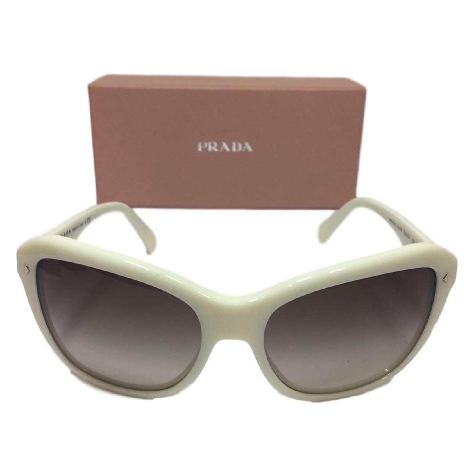 prada sunglasses white