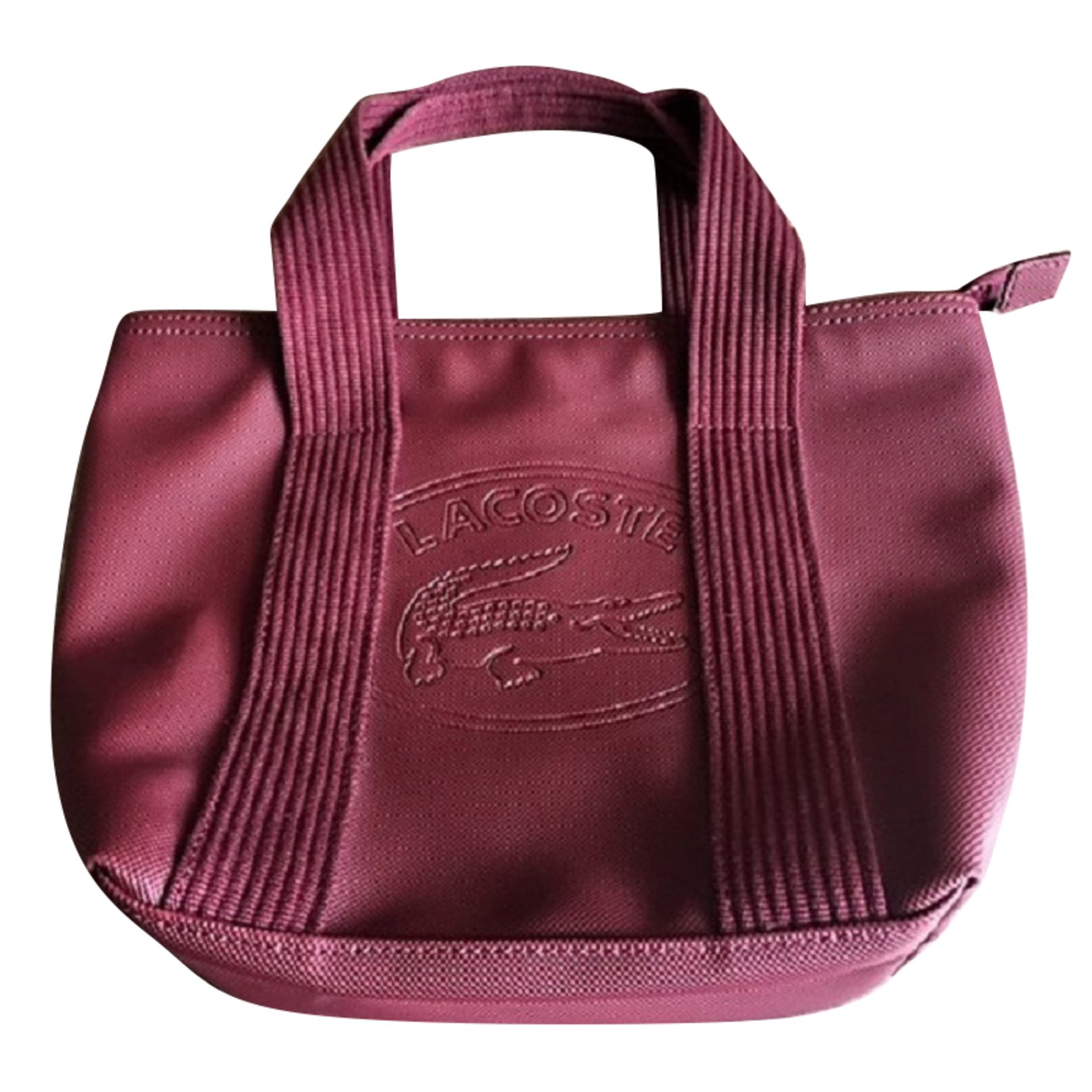 Lacoste New Bordeaux PVC bag Handbags 