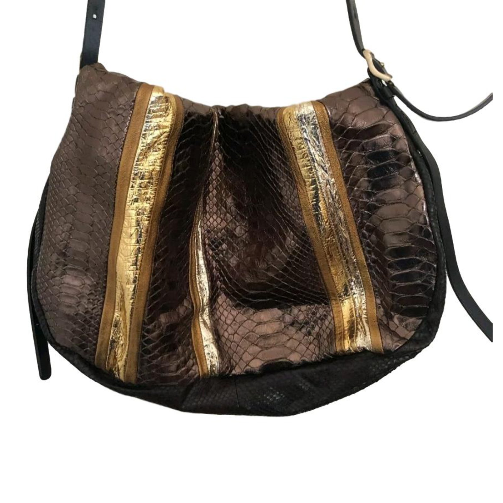 bronze coloured handbags