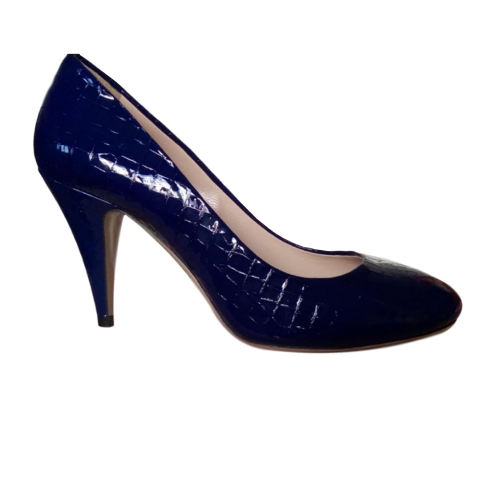 blue miu miu shoes