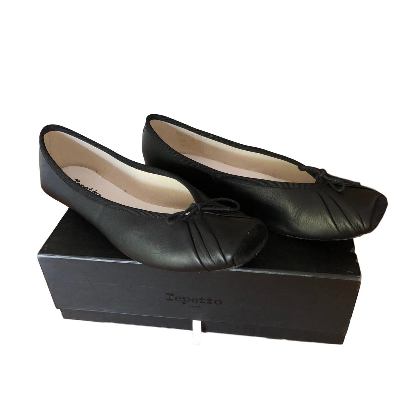 repetto black flats