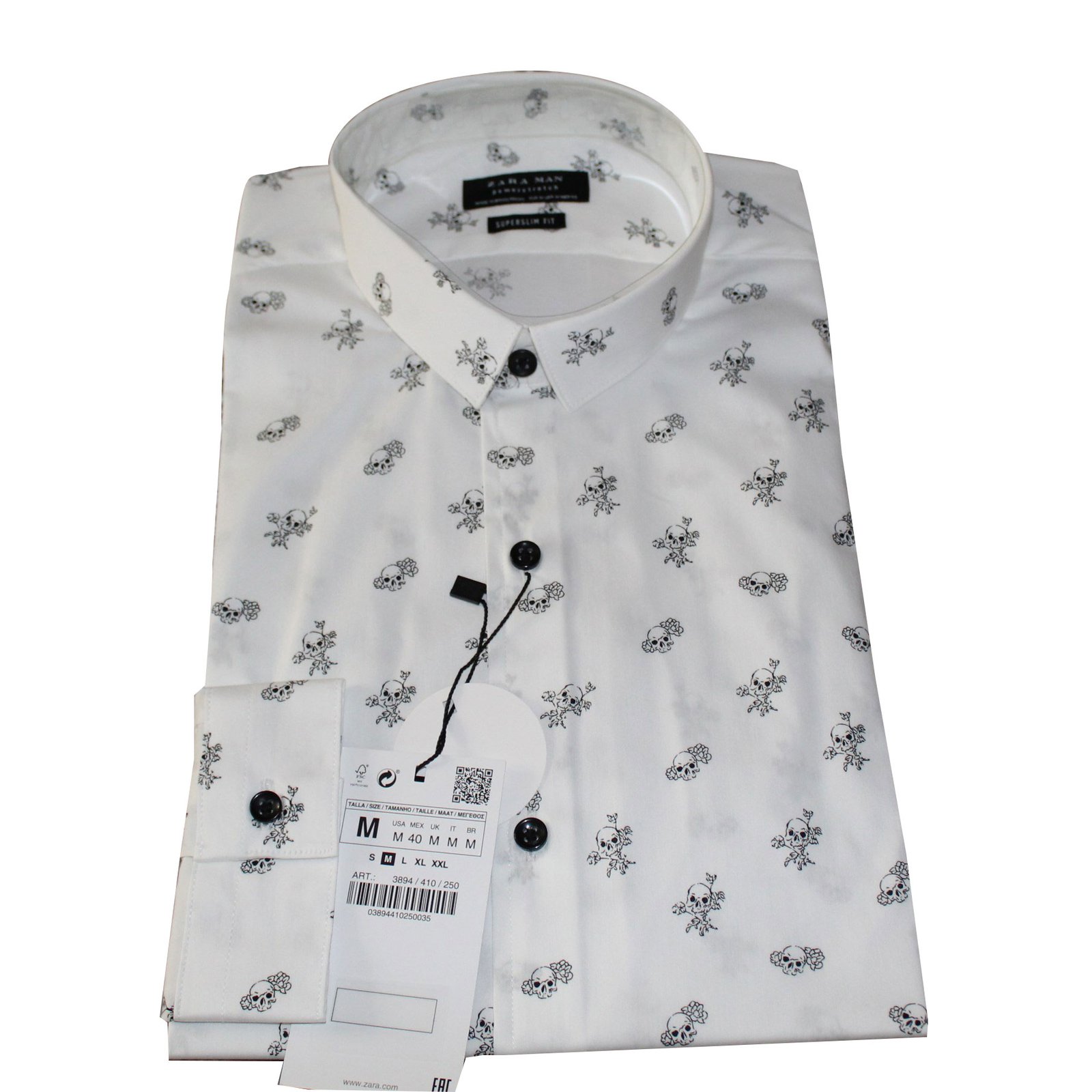 zara white shirt price