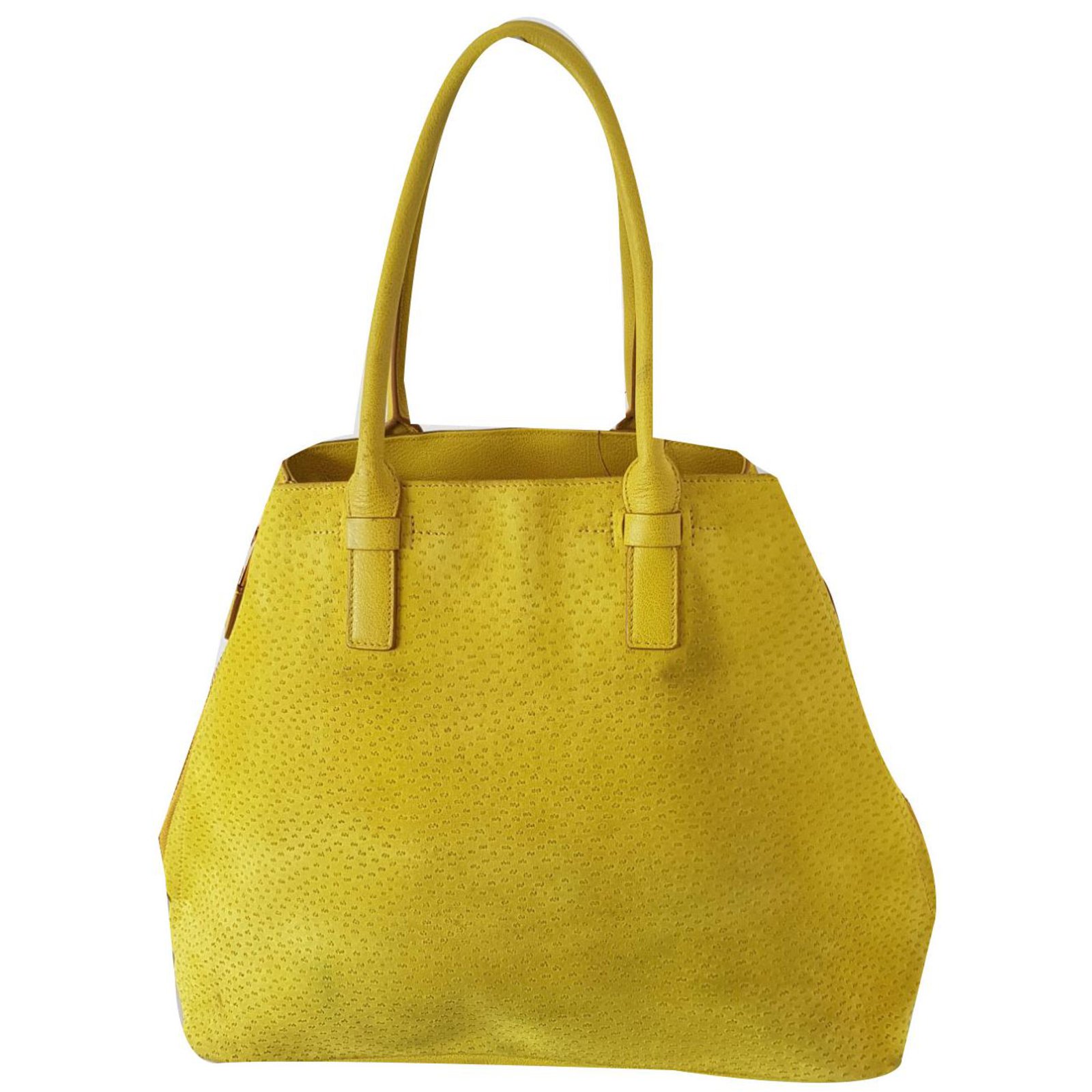 Tom Ford Jennifer tote large Yellow Leather  - Joli Closet