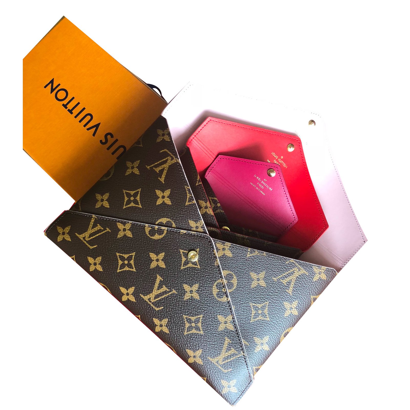 Louis Vuitton Kirigami set Brown Patent leather ref.78657 - Joli Closet