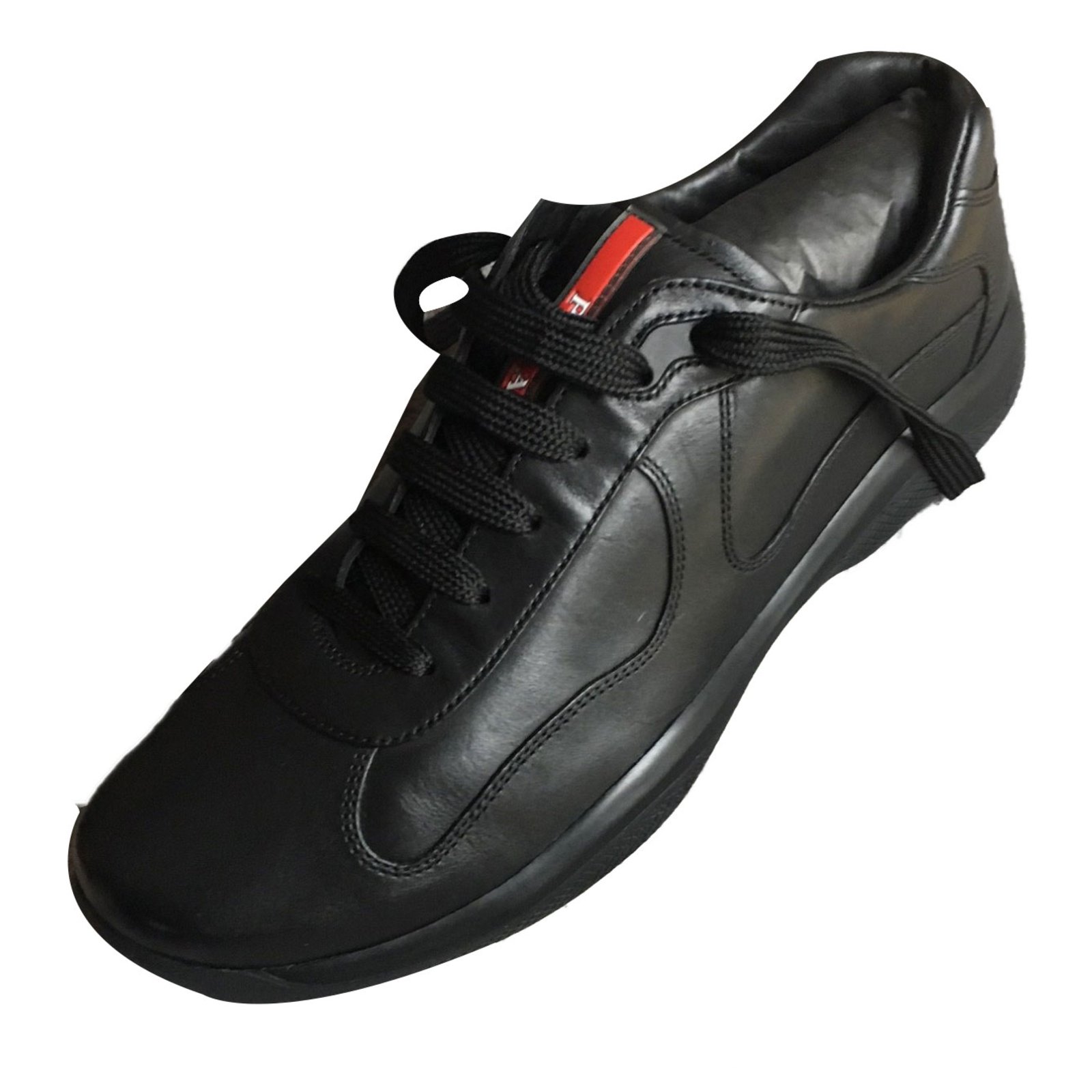 prada sneakers leather