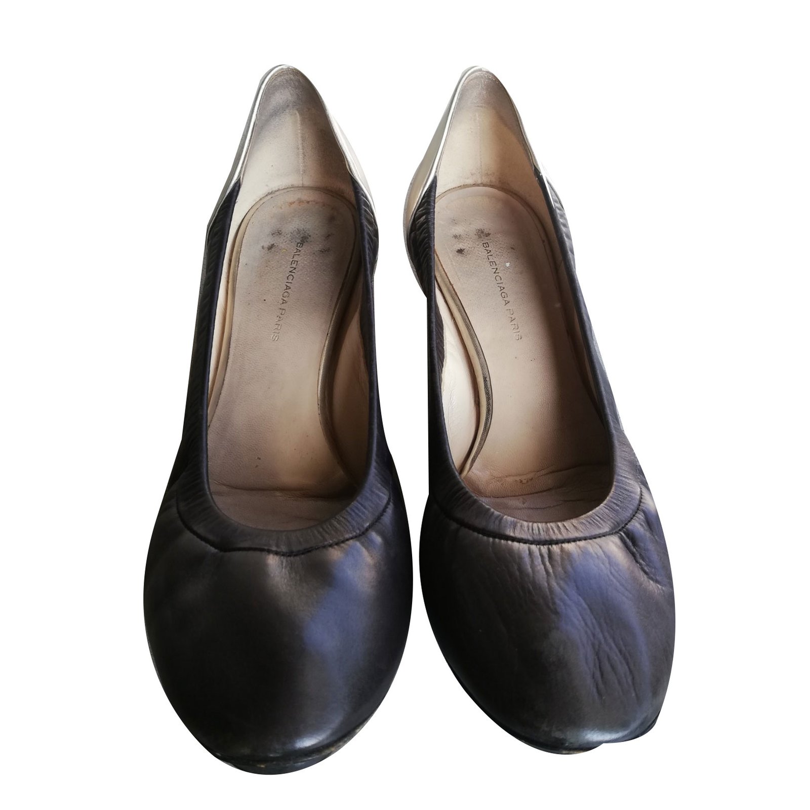 Balenciaga Ballet flats Black Leather ref.79334 - Joli Closet