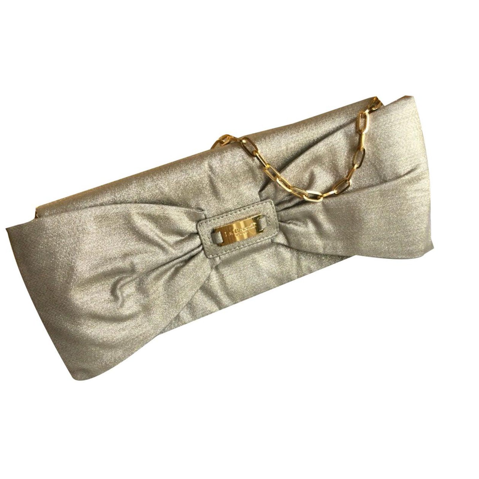 Lk bennett gold clutch on sale bag