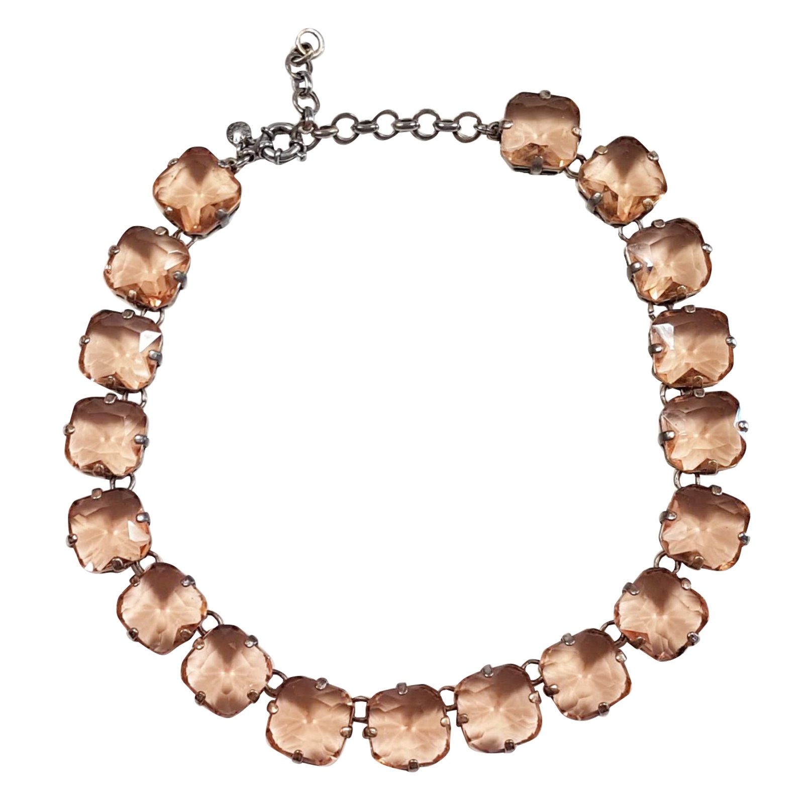 j crew pink necklace