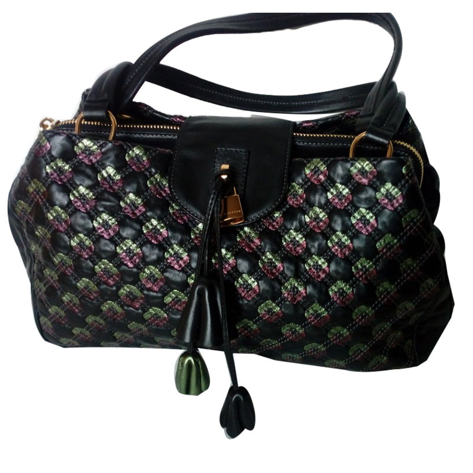 Marc Jacobs Handbags Lambskin Black Ref 80013 Joli Closet Marc Jacobs Handbags Lambskin Black Ref 80013
