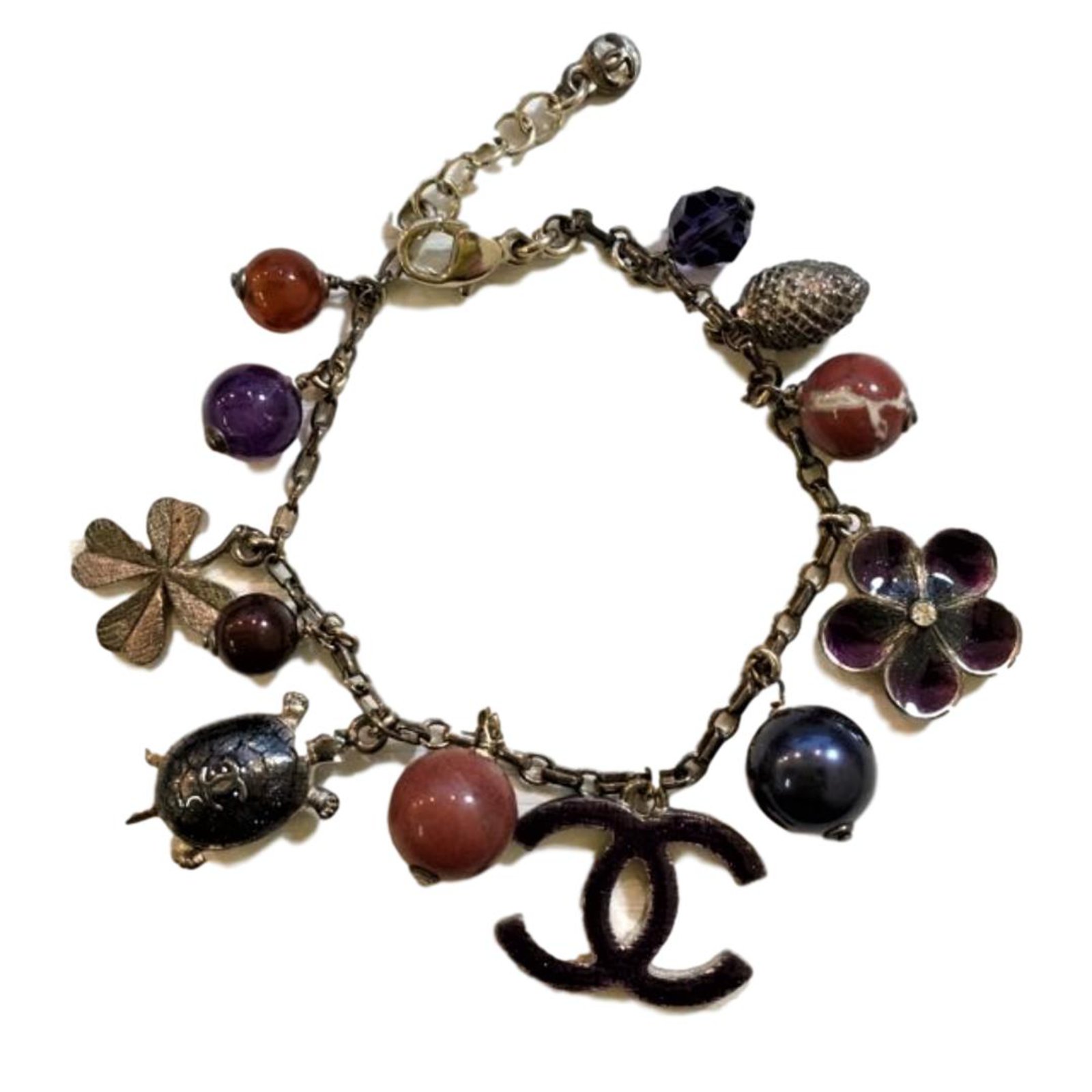 Chanel 'Lucky' charm bracelet Metallic Metal ref.81150 - Joli Closet