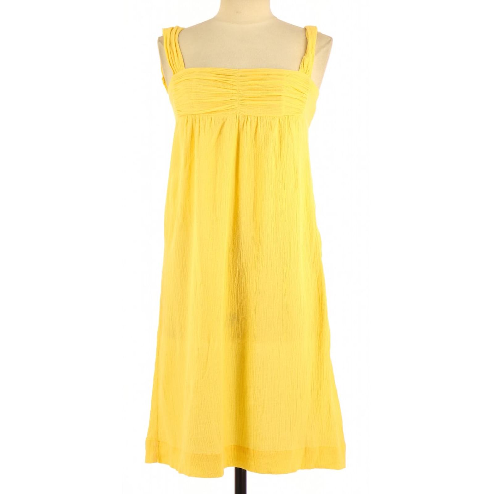 Maje Robe Jaune 2025