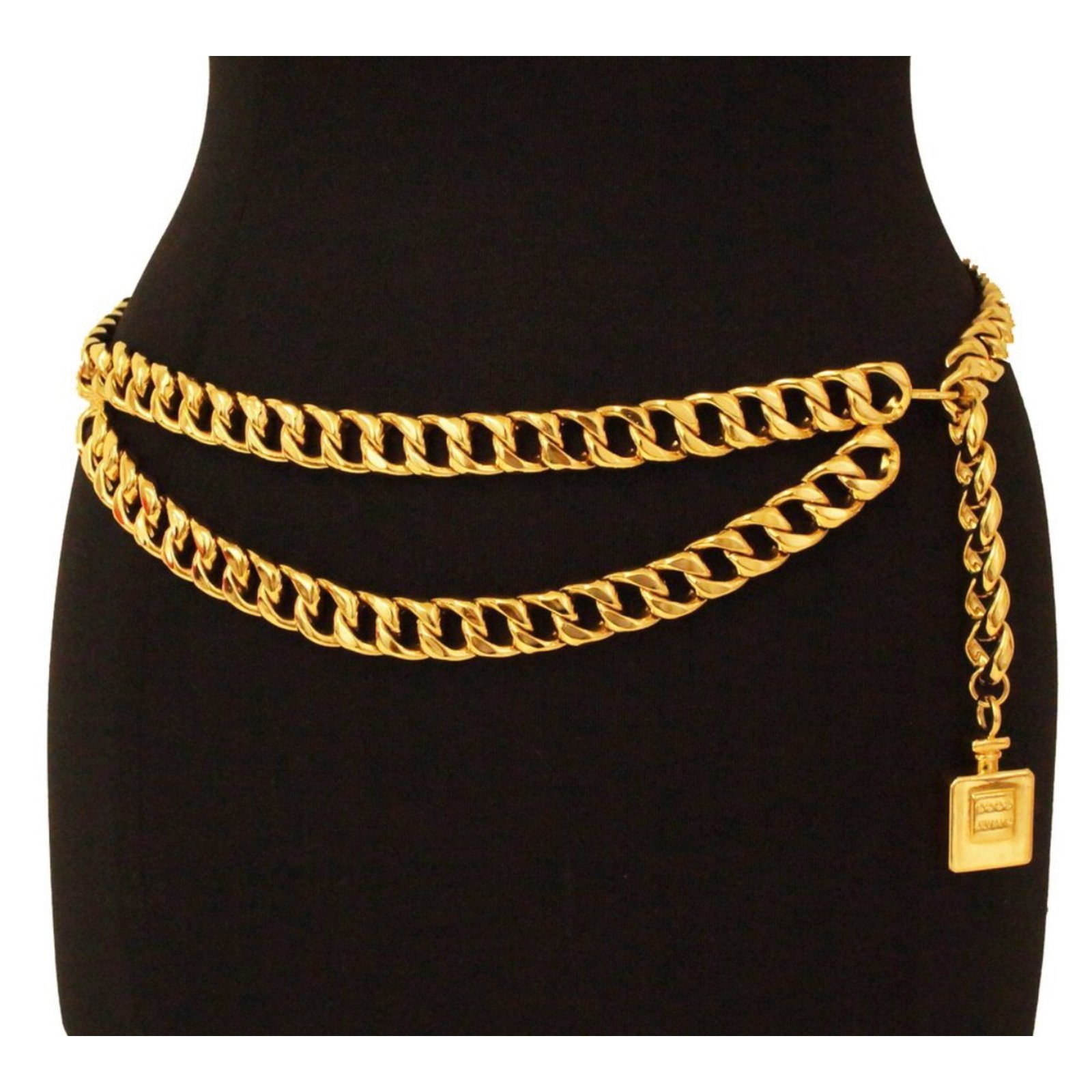 Chanel CC Logo Chain Belt Belts  Designer Exchange  Buy Sell Exchange