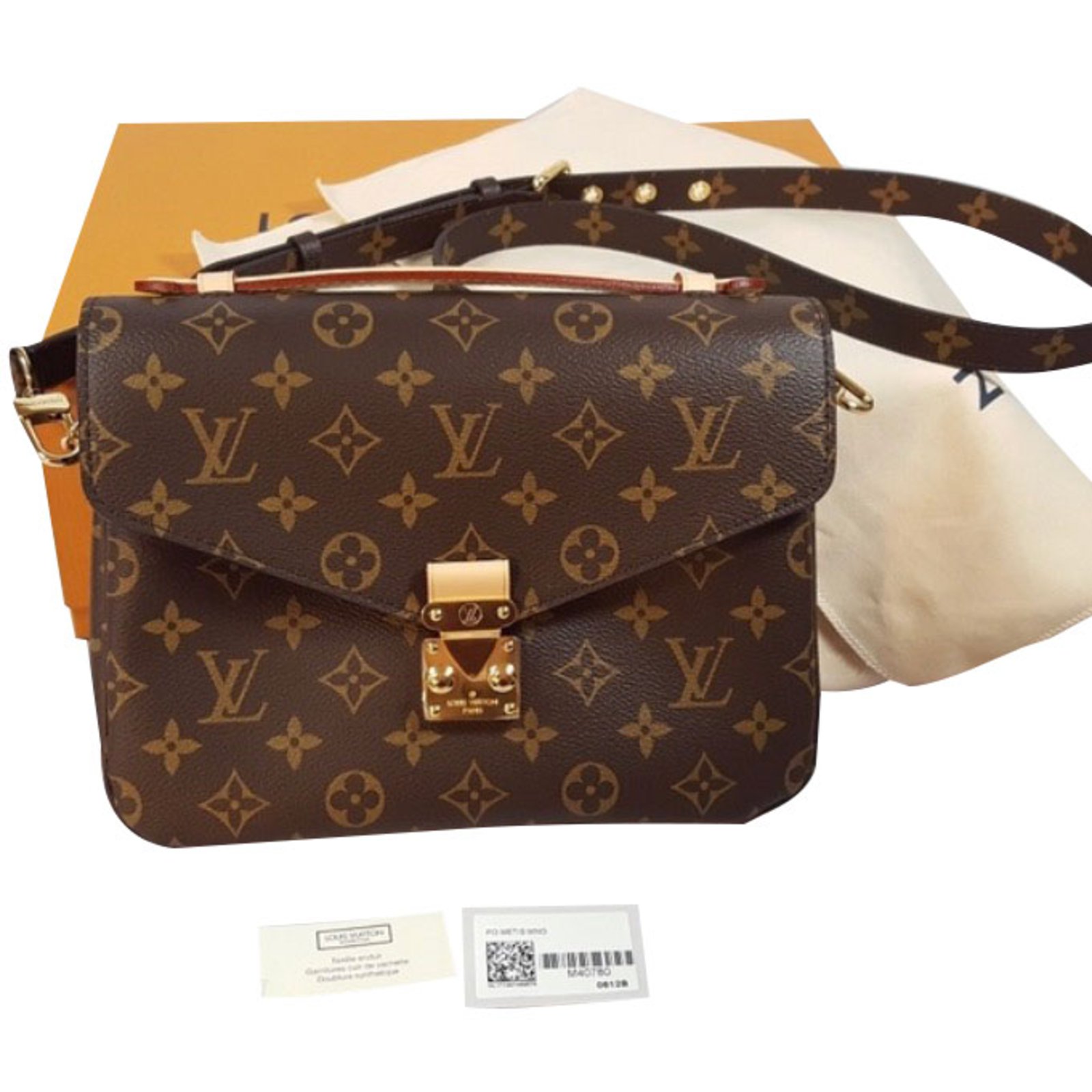 Metis cloth crossbody bag Louis Vuitton Brown in Cloth - 35061158