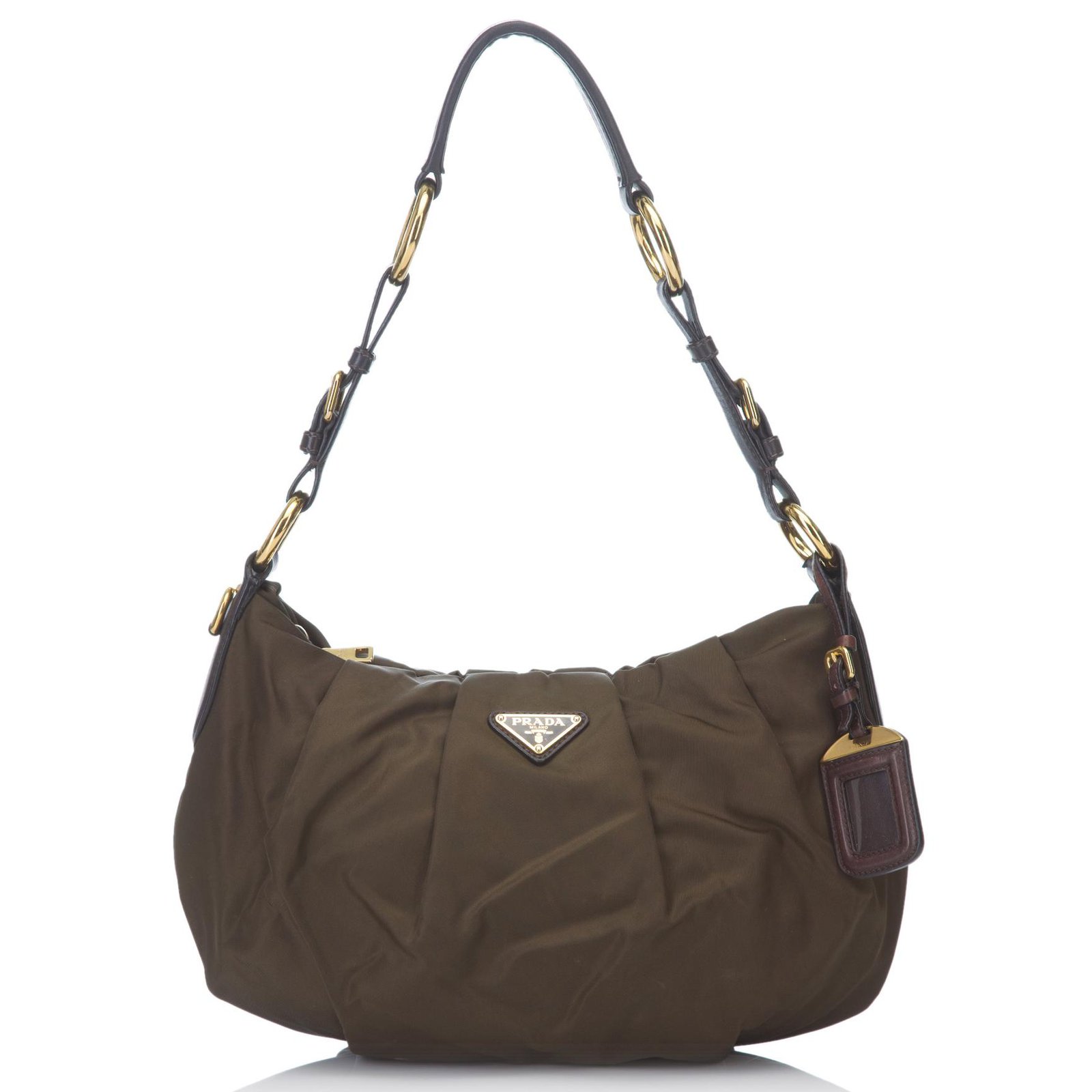 Prada Re-Nylon Shoulder Bag - Brown