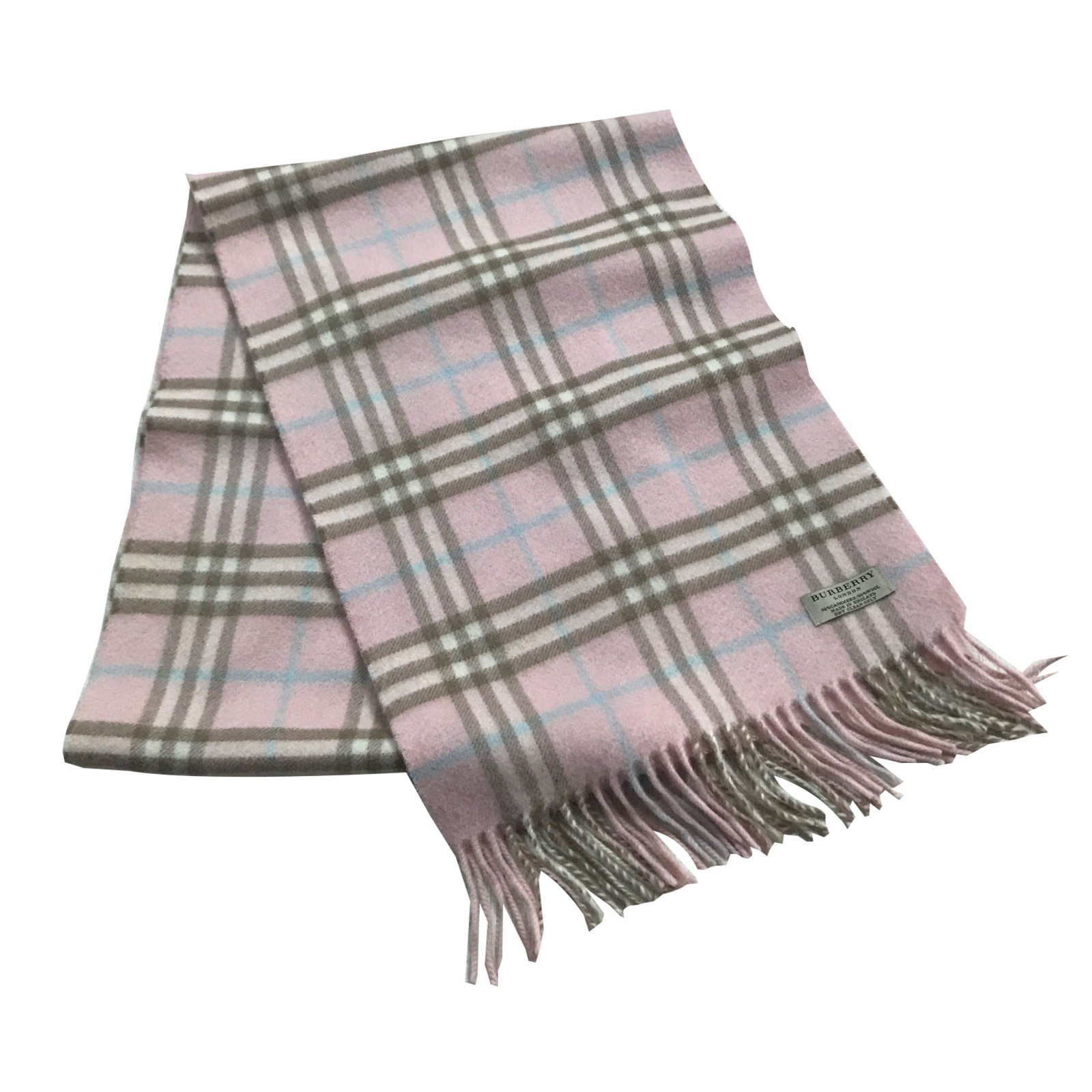 burberry pink scarf cashmere