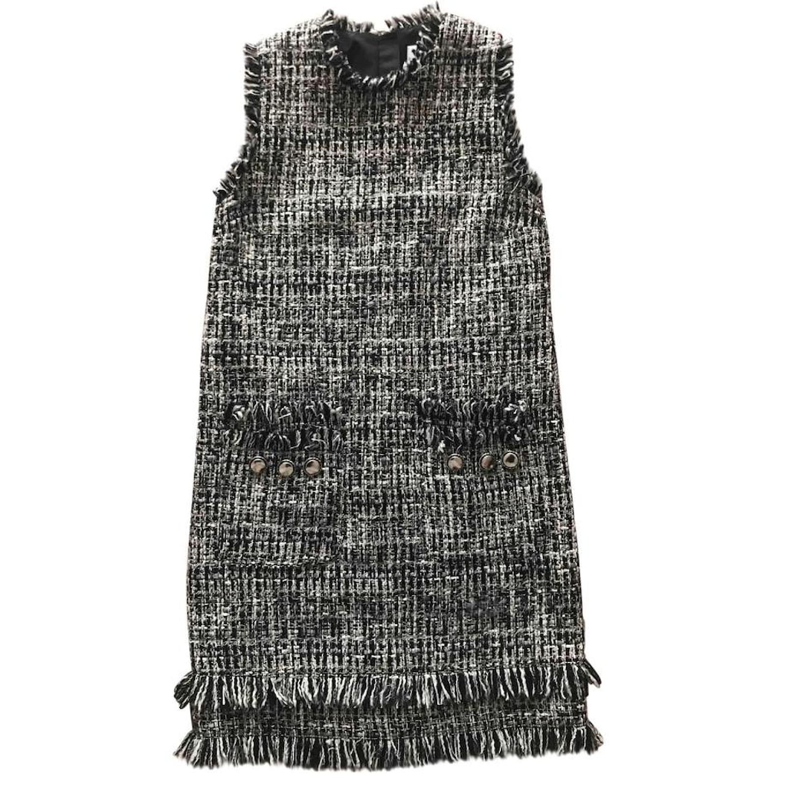 Msgm Vestito di tweed Grigio ref.84639 - Joli Closet