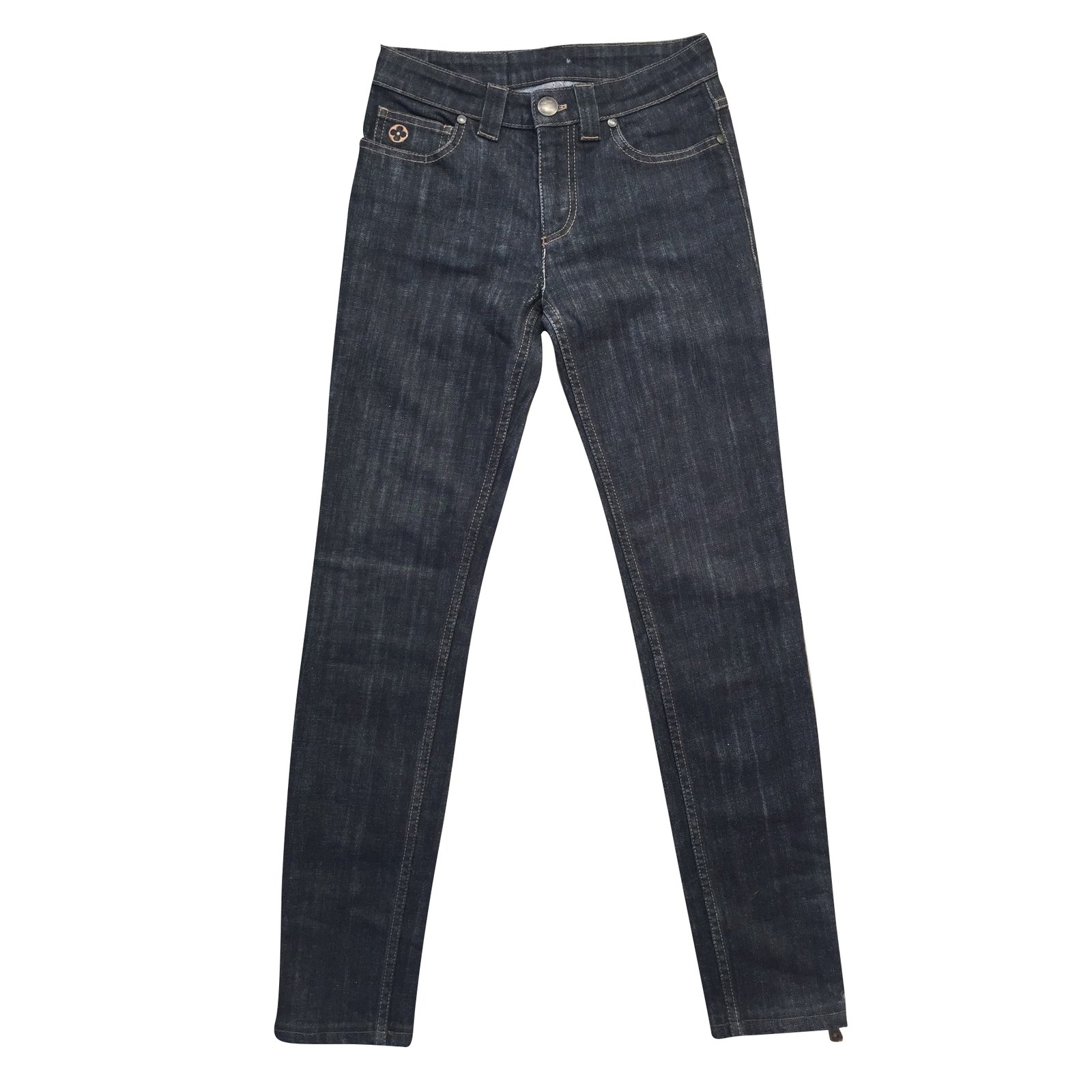 Louis Vuitton Jeans Grey Cotton ref.85270 - Joli Closet