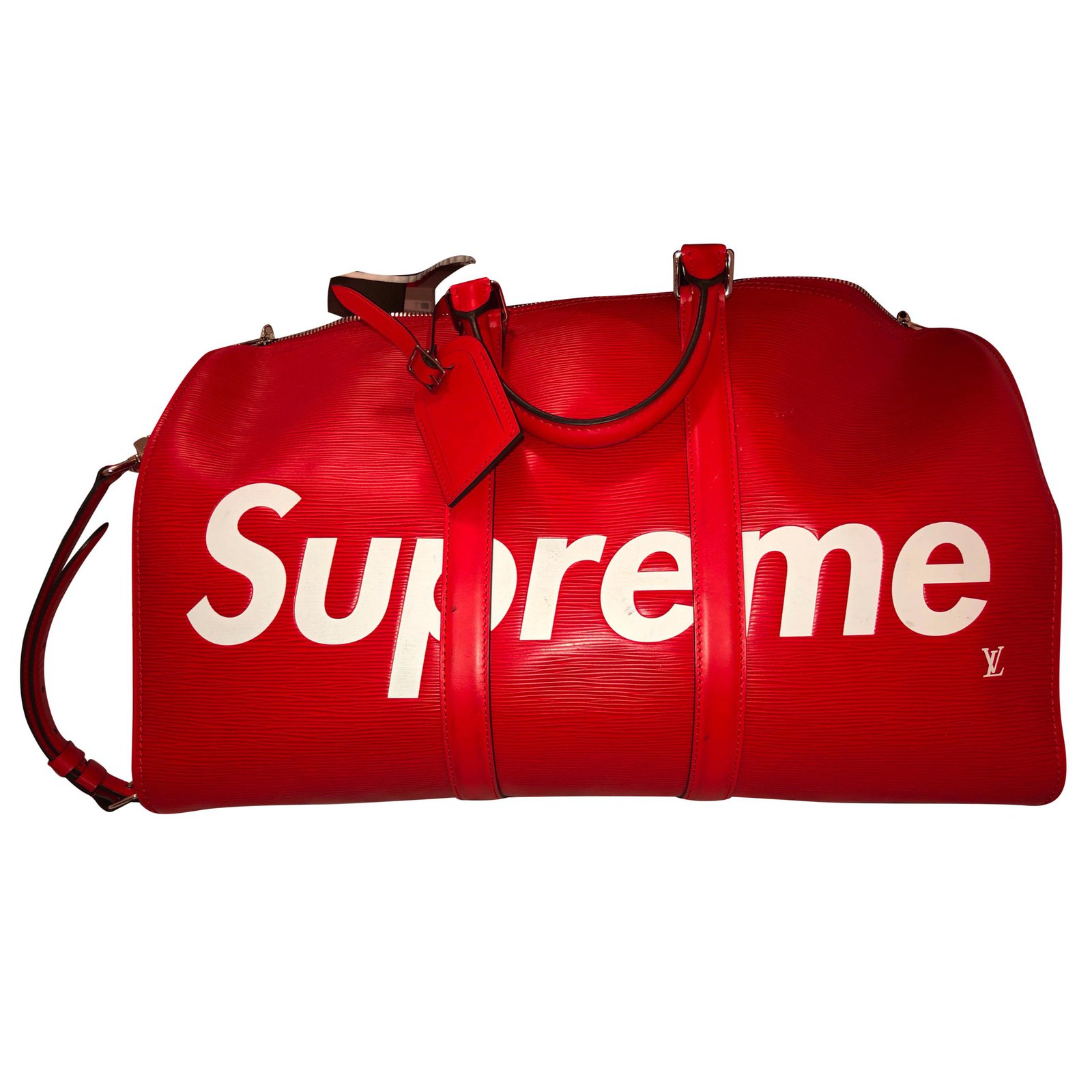 lv supreme travel bag