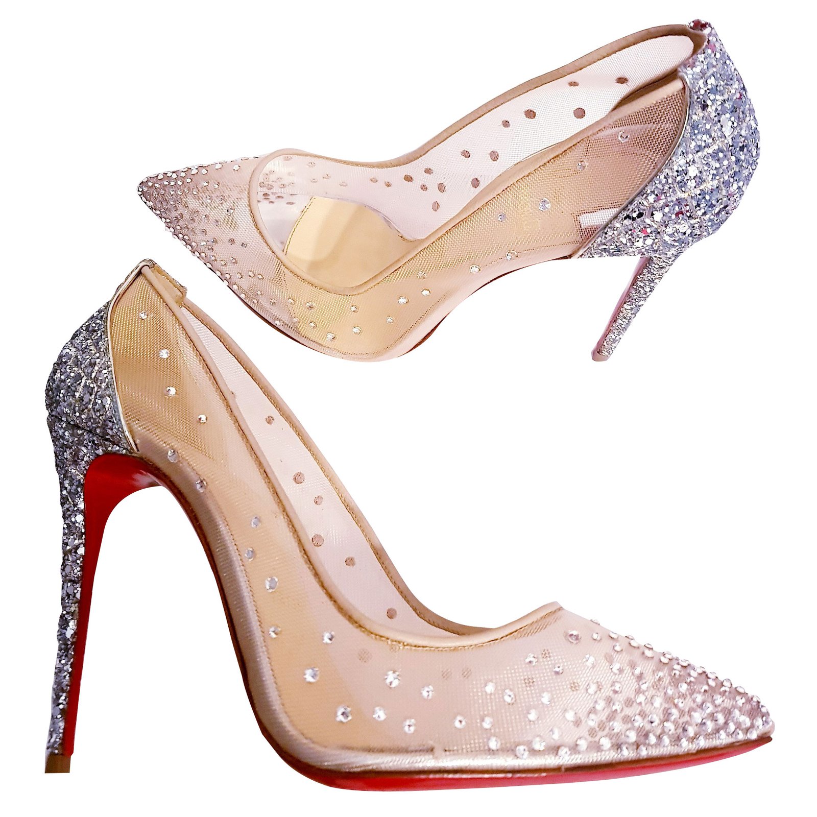 Christian Louboutin Pigalle Heels Tulle 