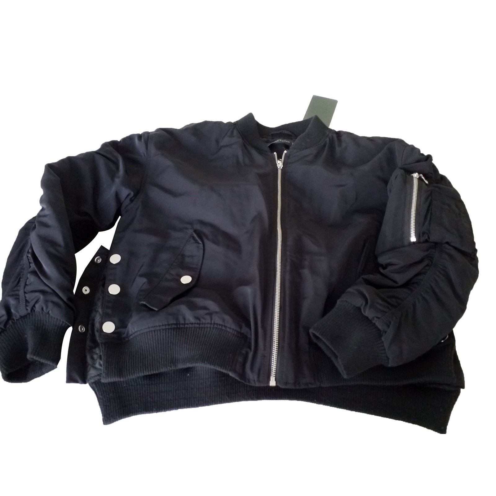 zara black jacket