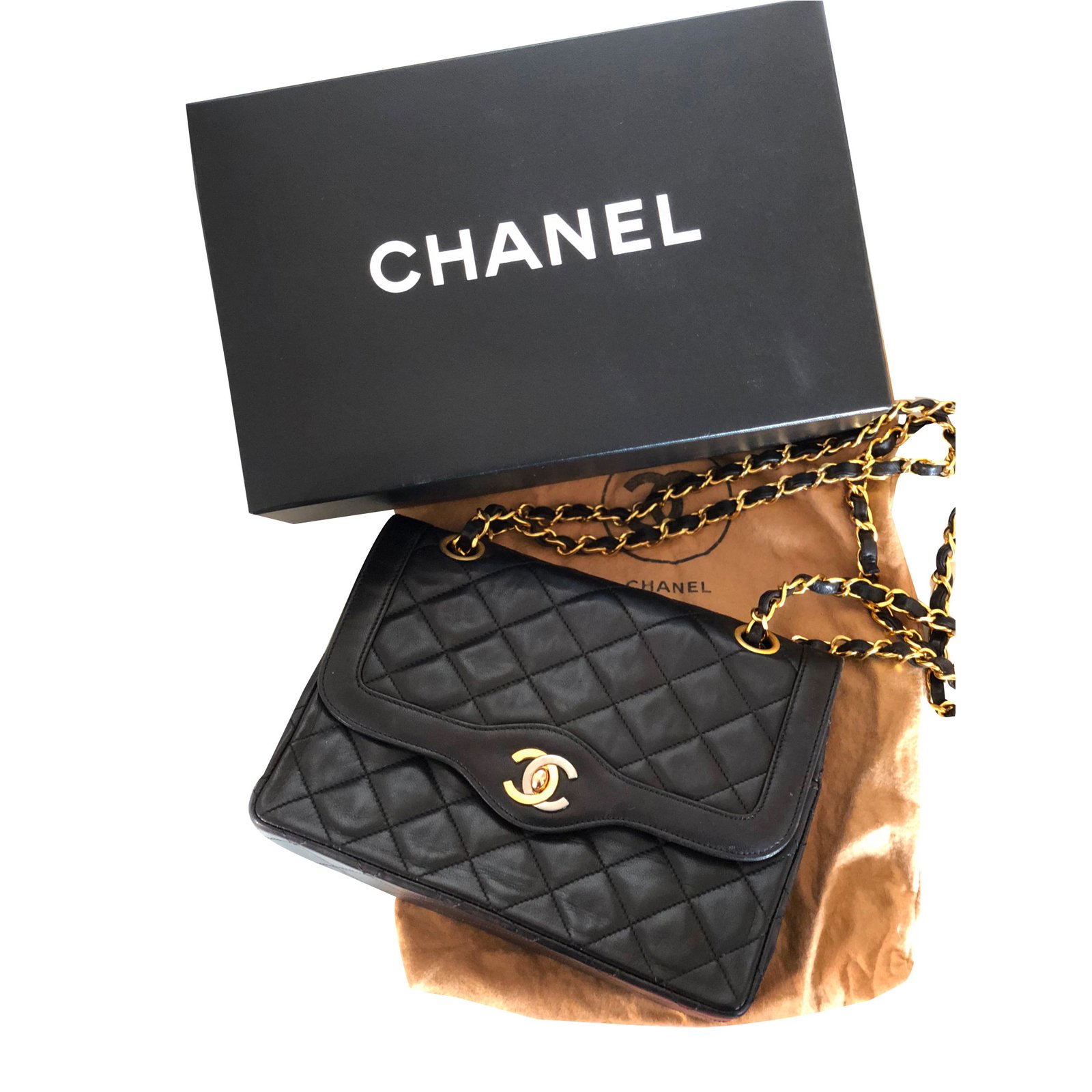 Chanel Diana 22 Small Lambskin Black Matelasse Cocomark Turnlock Shoulder  Bag  eLADY Globazone
