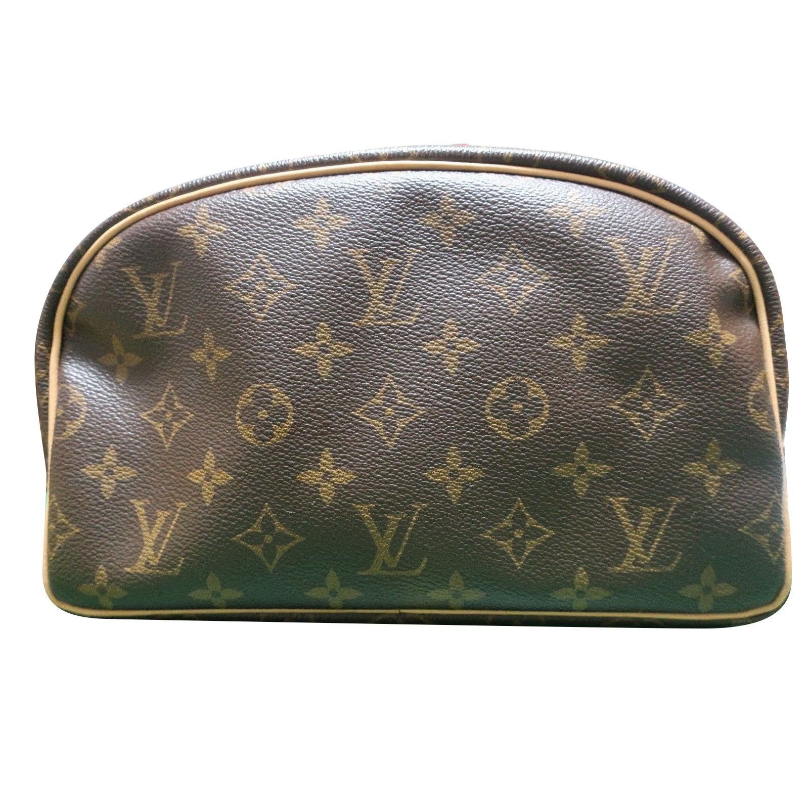 Louis Vuitton Toiletry bag 25 in monogram Dark brown Cloth ref.86539 - Joli  Closet