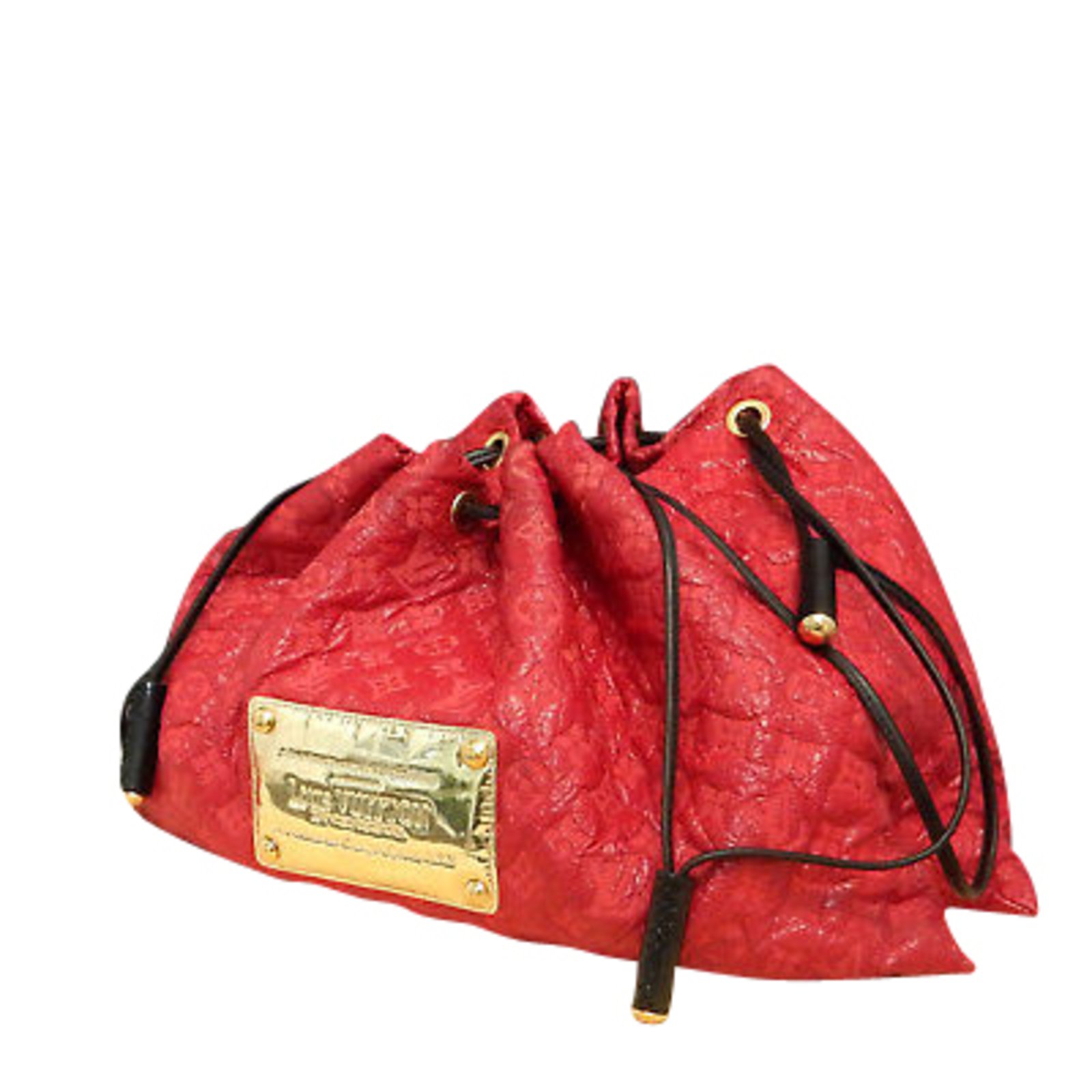 Louis Vuitton Squishy Red Drawstring Cloth ref.86861 - Joli Closet