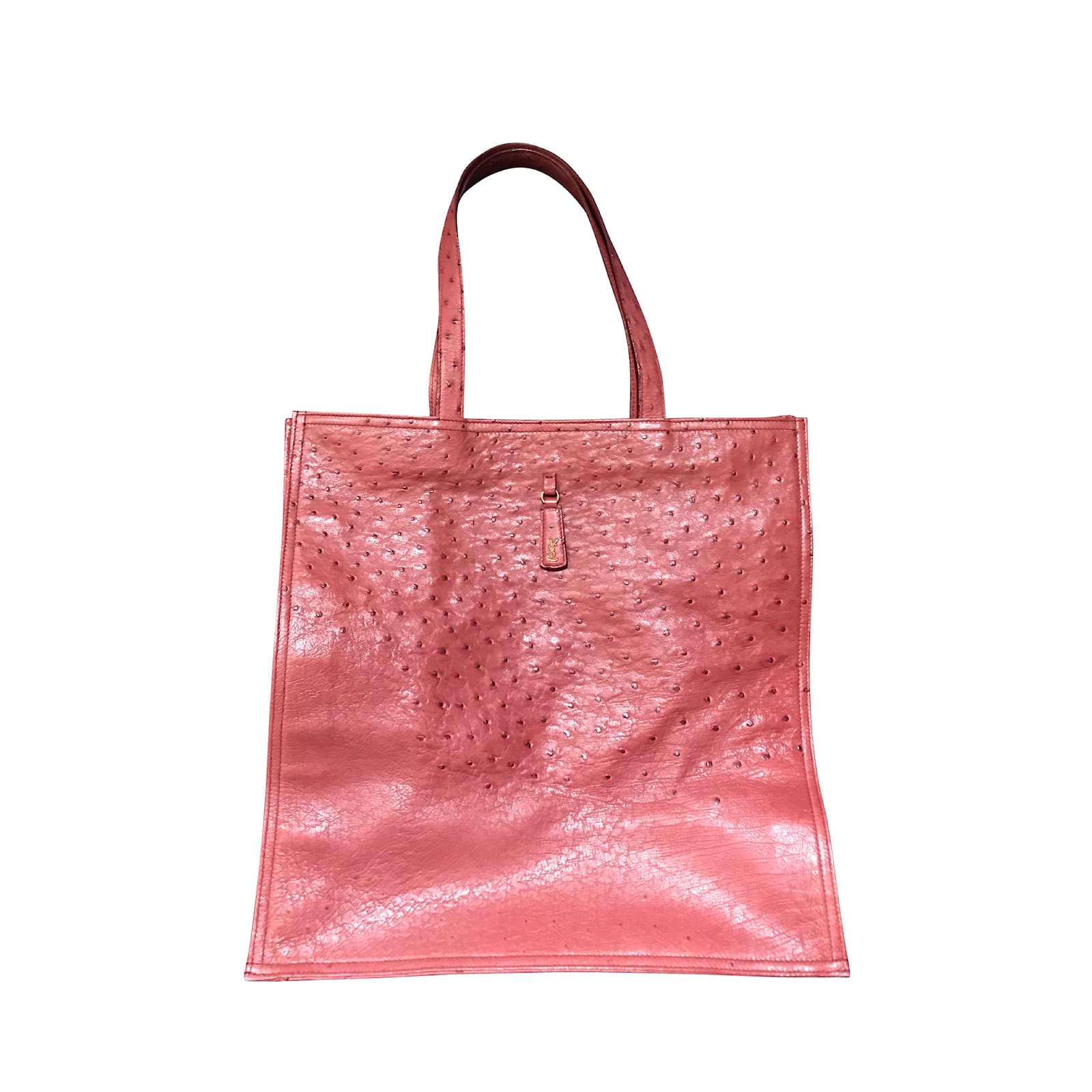 ysl ostrich bag