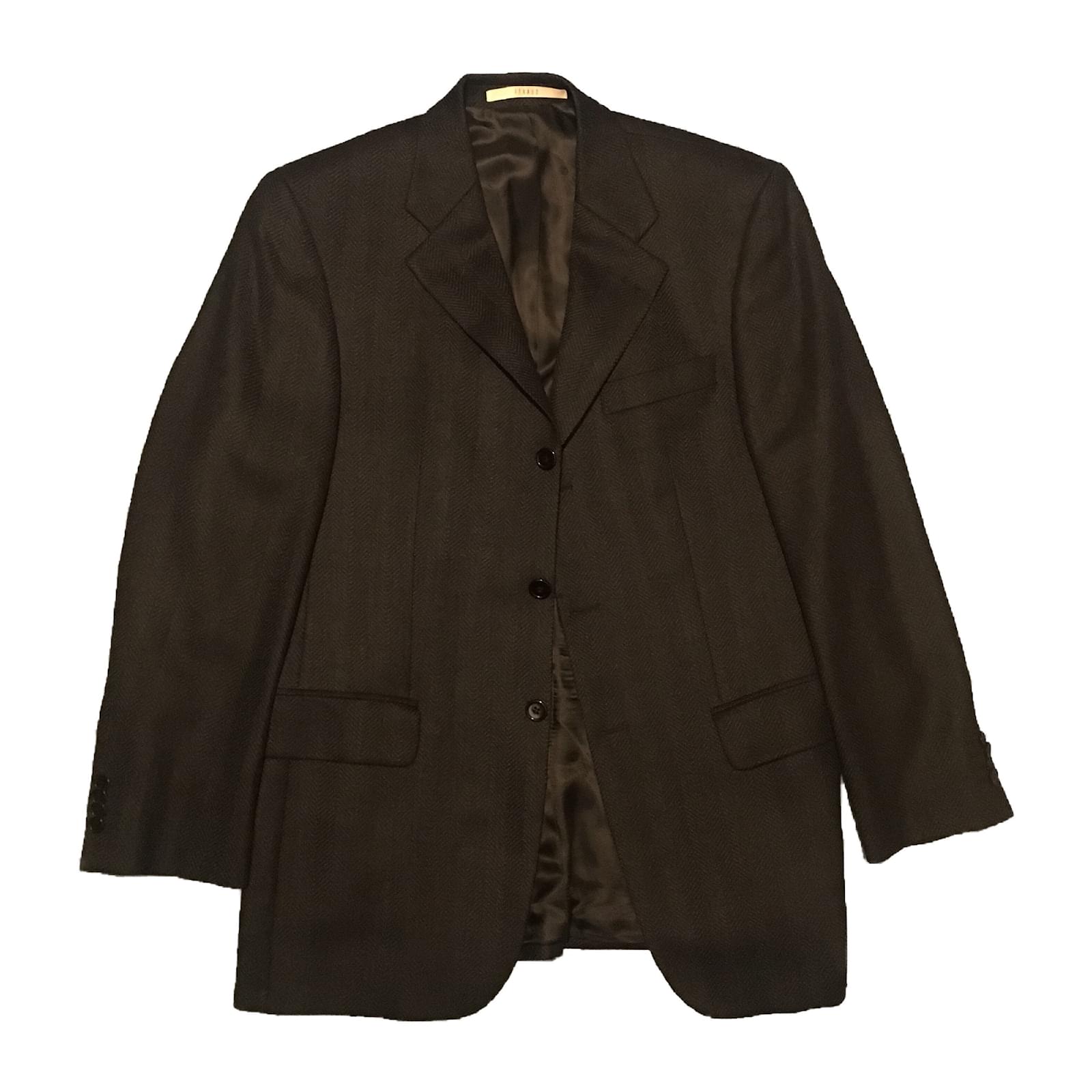 Louis F?�raud Vestes Blazers Laine Bleu Marine ref.87379 - Joli Closet