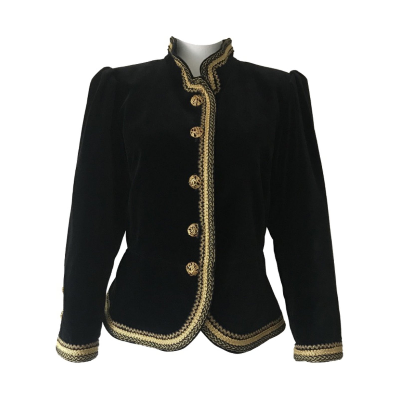 yves saint laurent velvet jacket