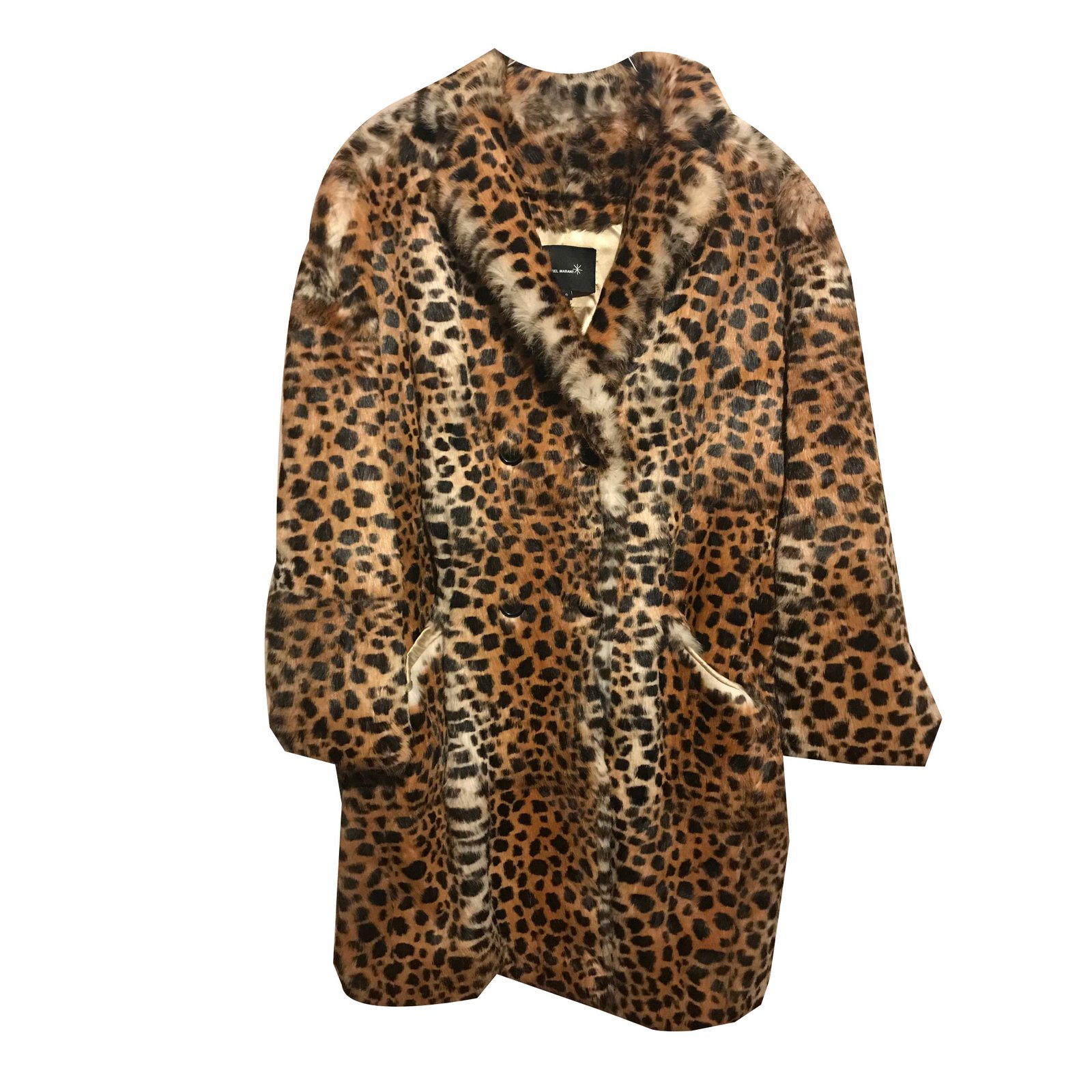 Isabel marant discount leopard fur jacket