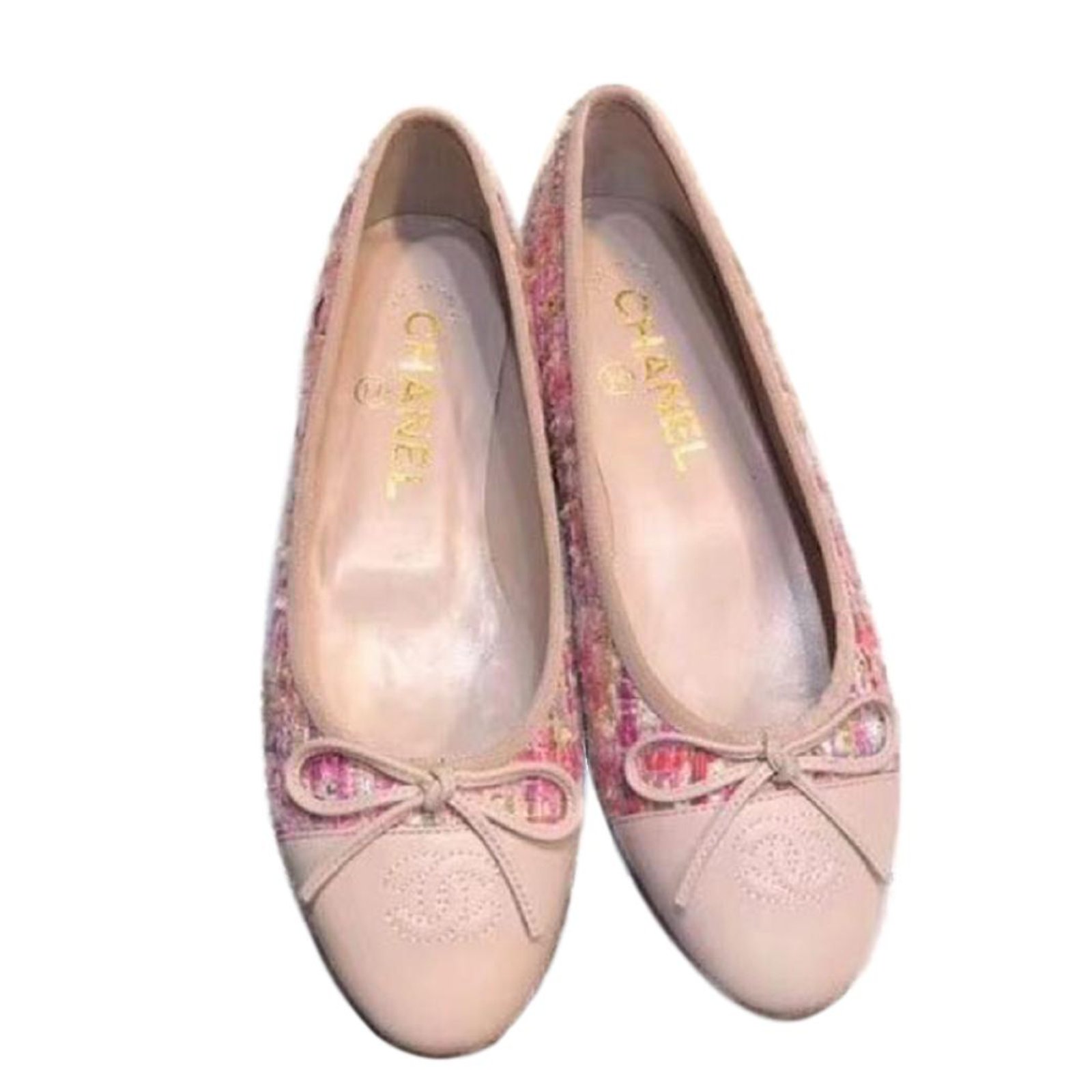 chanel pink mules 9