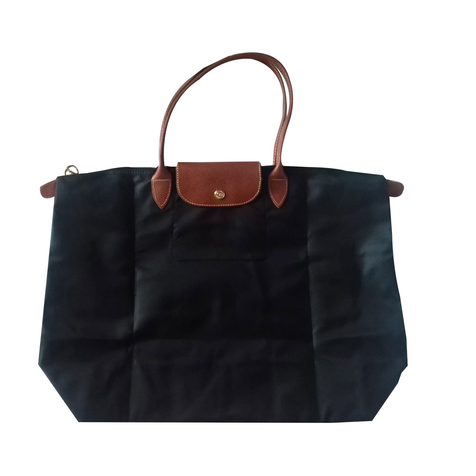 Longchamp Handbag Handbags Leather Black Ref 89045 Joli Closet Longchamp Handbag Handbags Leather Black Ref 89045